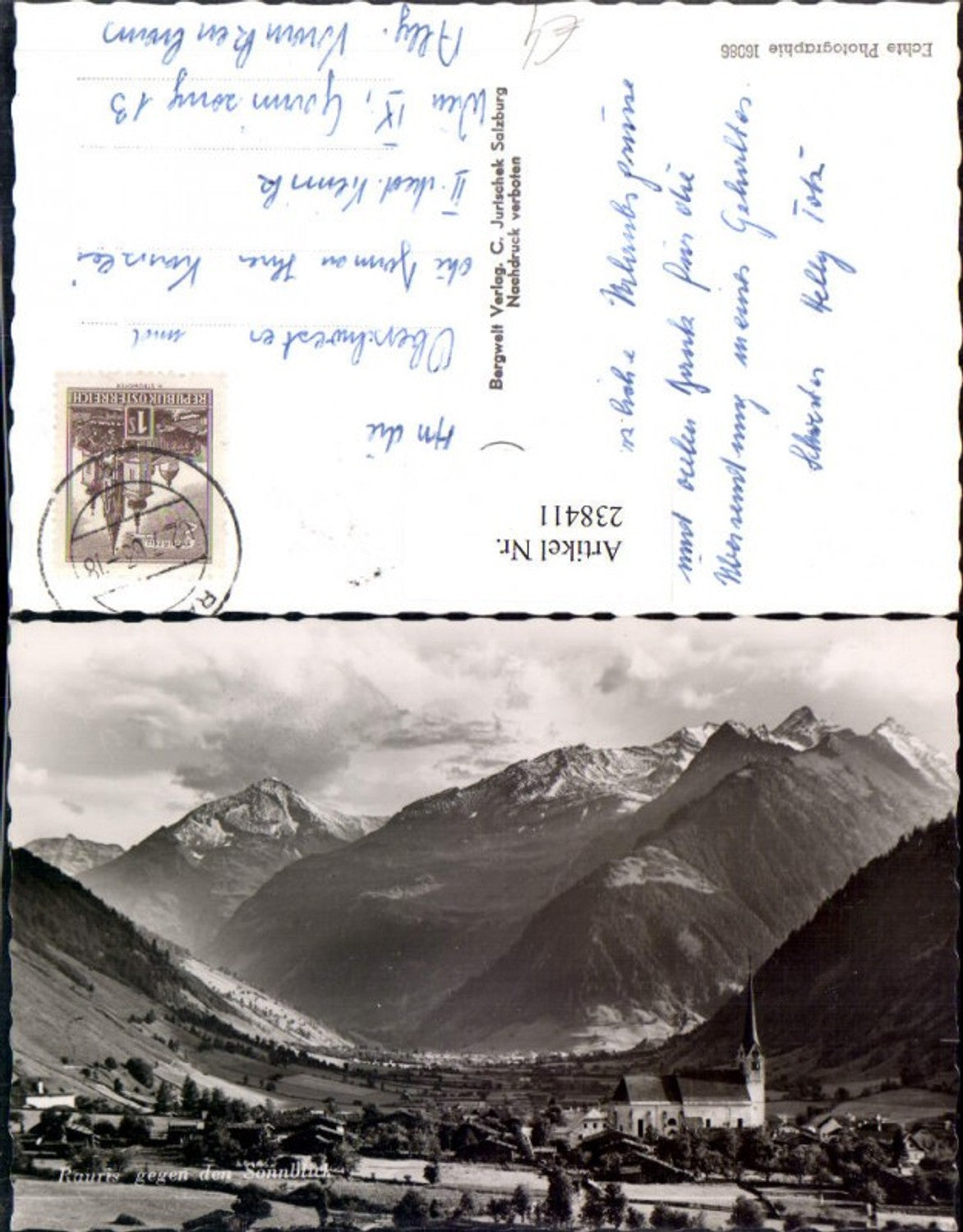 238411,Rauris Totale geg. d. Sonnblick Bergkulisse