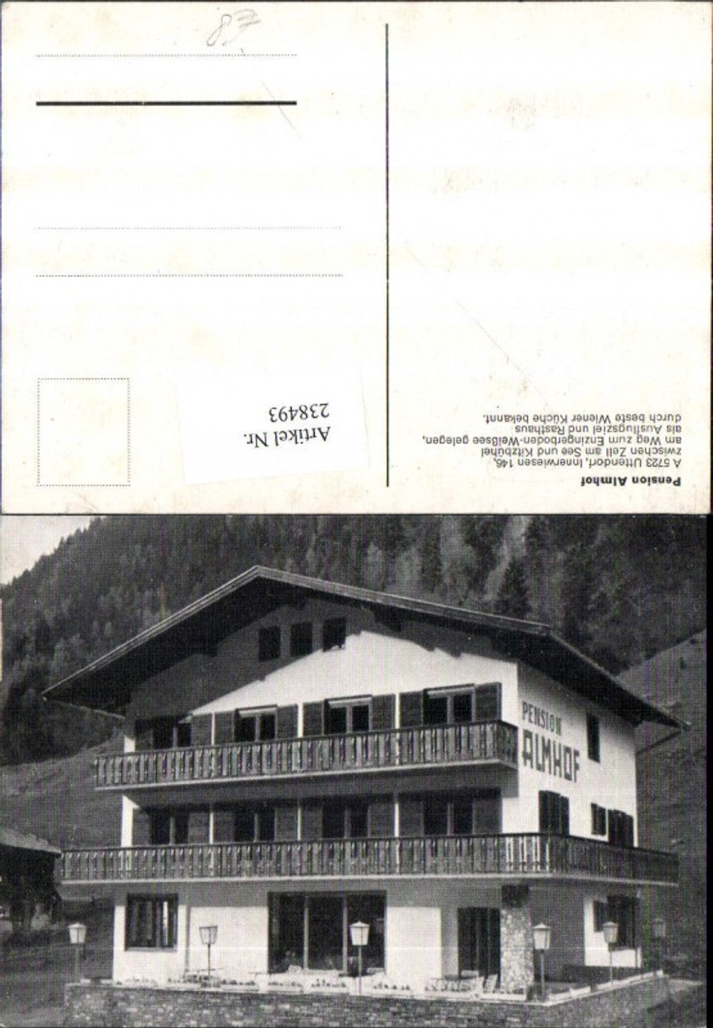 238493,Pension Almhof in Innerwiesen b. Uttendorf