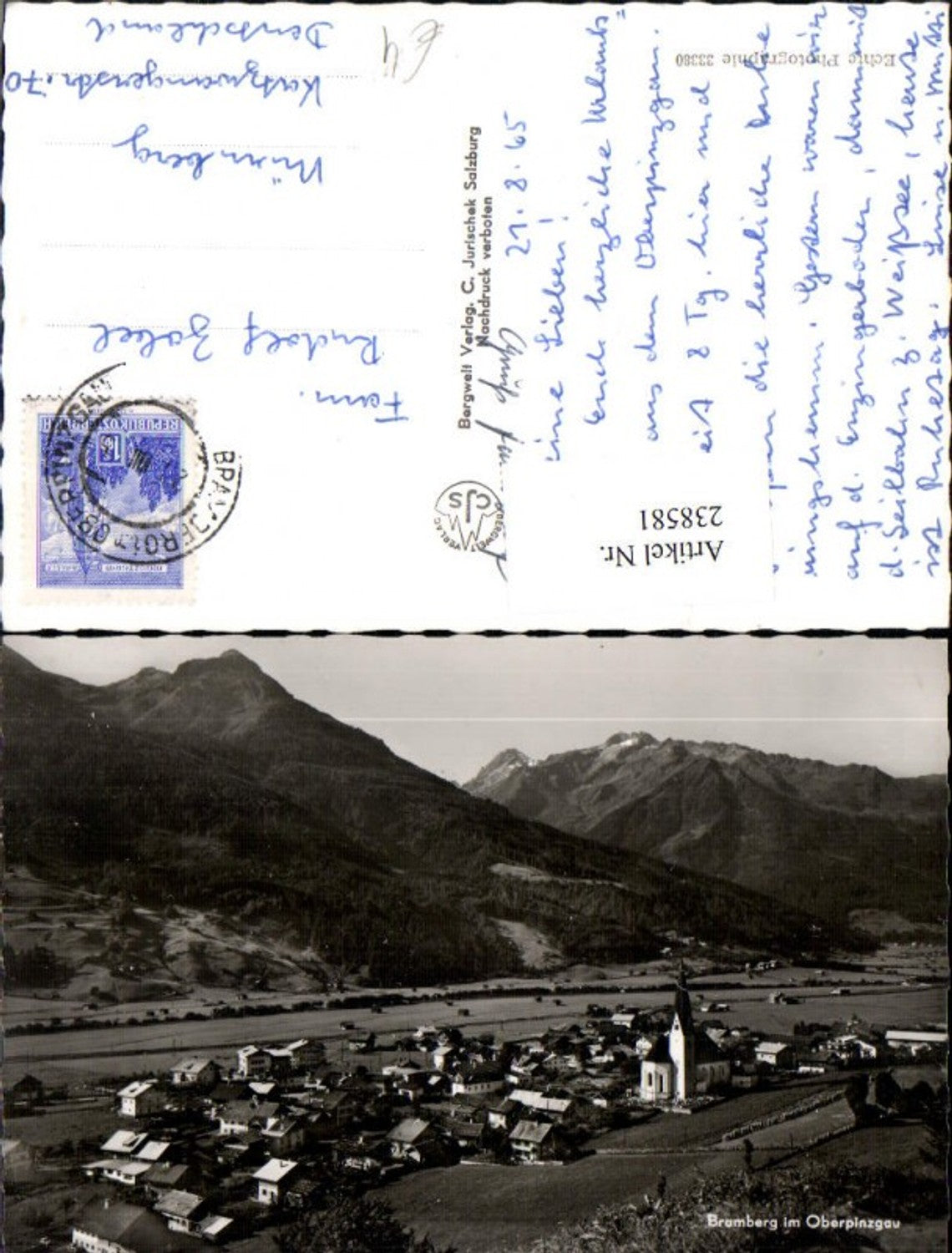 238581,Bramberg im Oberpinzgau Totale