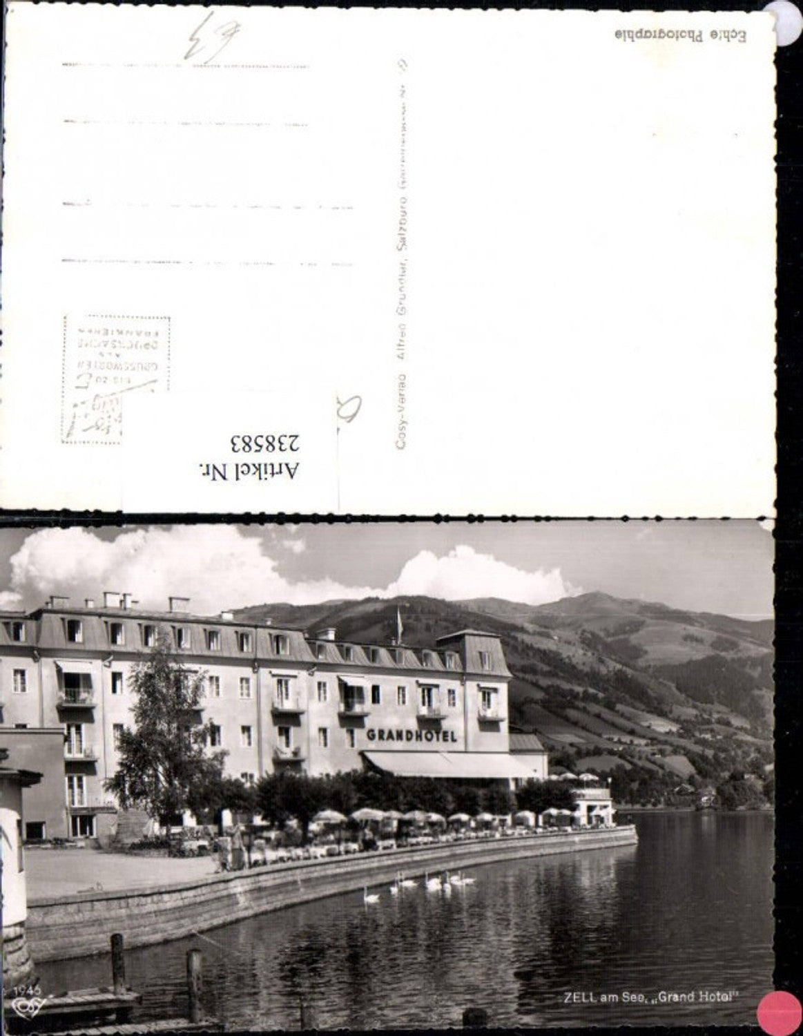 238583,Zell am See Grand Hotel pub Cosy 1946