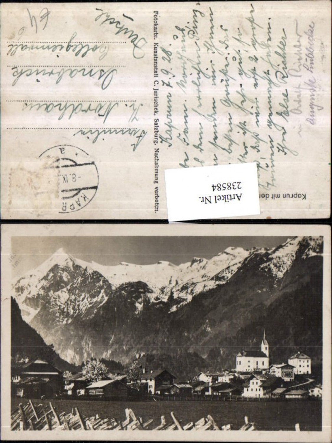 238584,Kaprun Totale m. d. Kitzsteinhorn