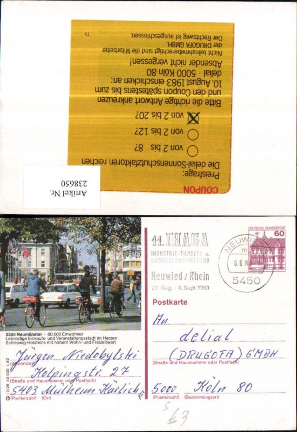 Alte Ansichtskarte – Old Postcard
