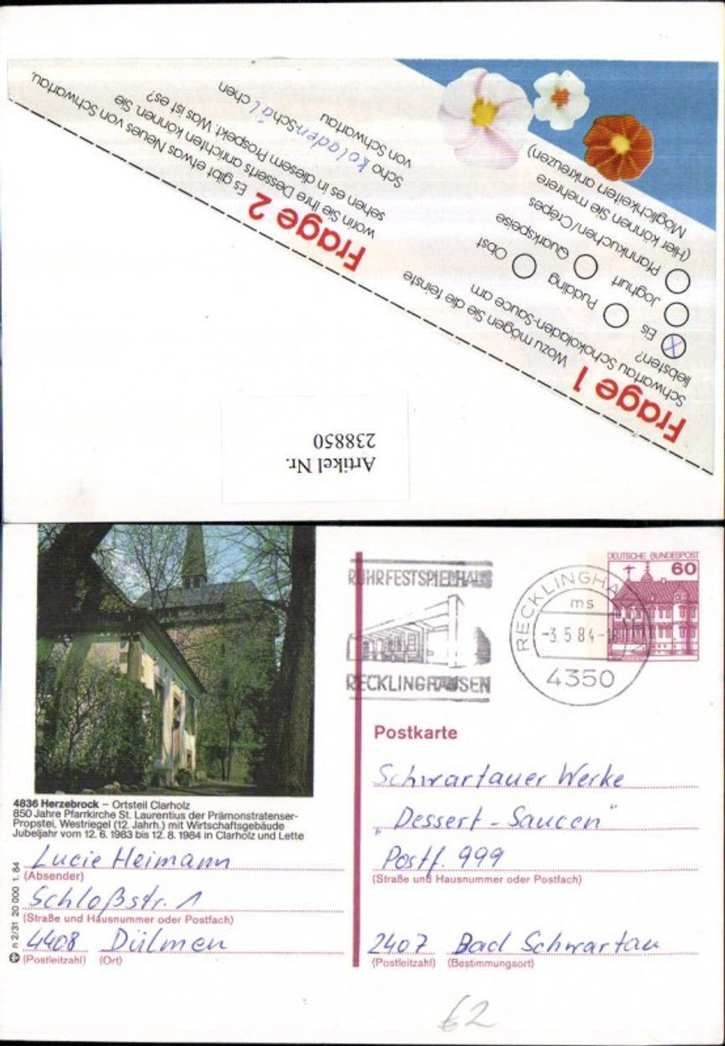 238850,Herzebrock Ortsteil Clarholz Pfarrkirche St. Laurentius