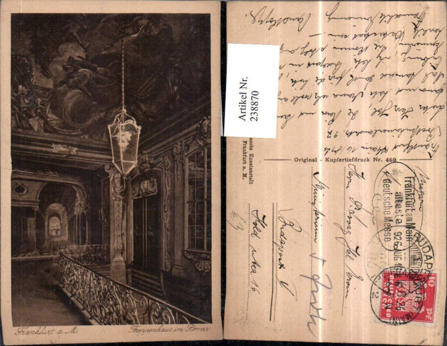 238870,Frankfurt a. Main Treppenhaus im Römer