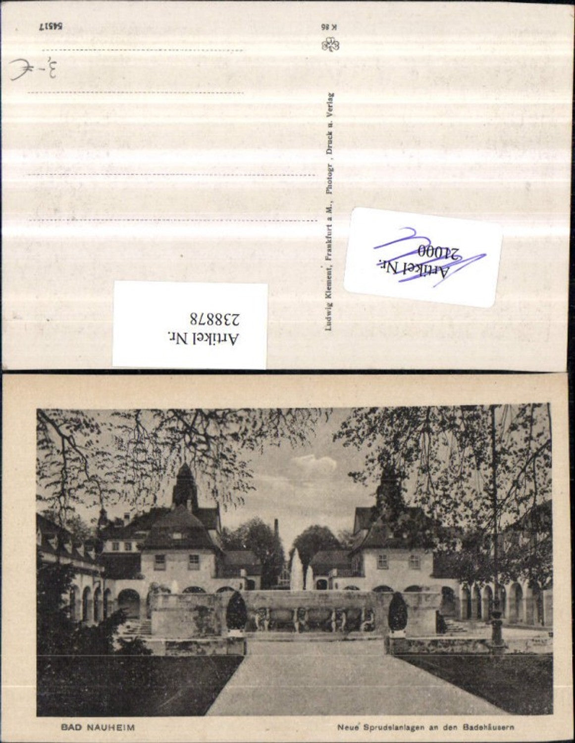 238878,Bad Nauheim Neue Sprudelanlagen an d. Badehäusern