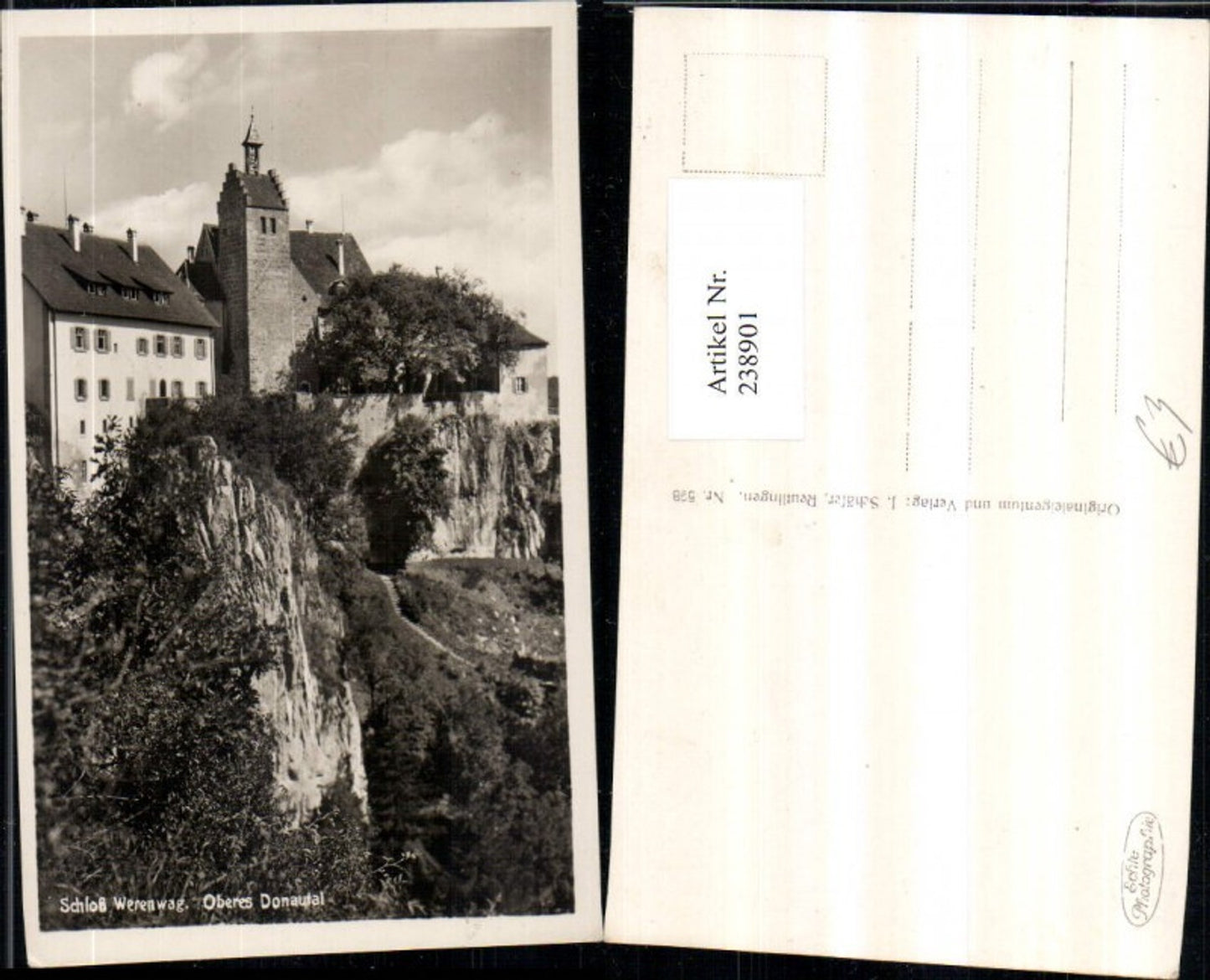 238901,Schloss Werenwag Oberes Donautal b. Beuron