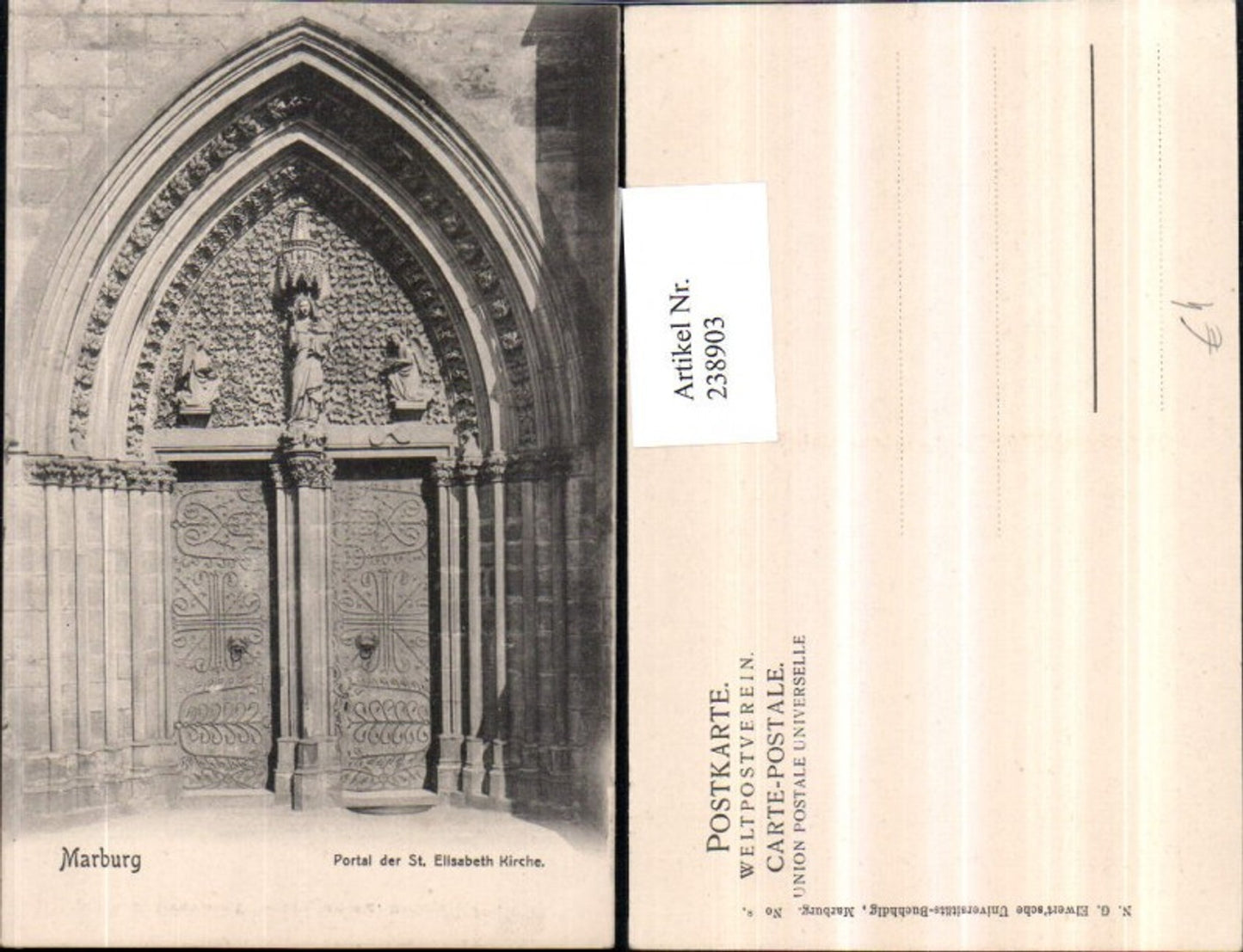 238903,Marburg Portal d. St. Elisabeth-Kirche