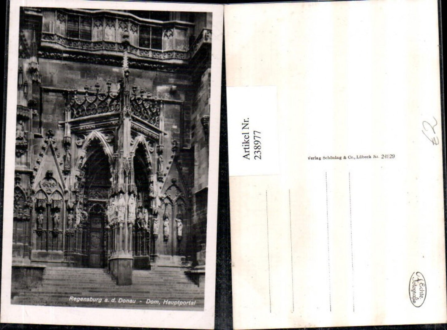 238977,Regensburg an d. Donau Dom Hauptportal