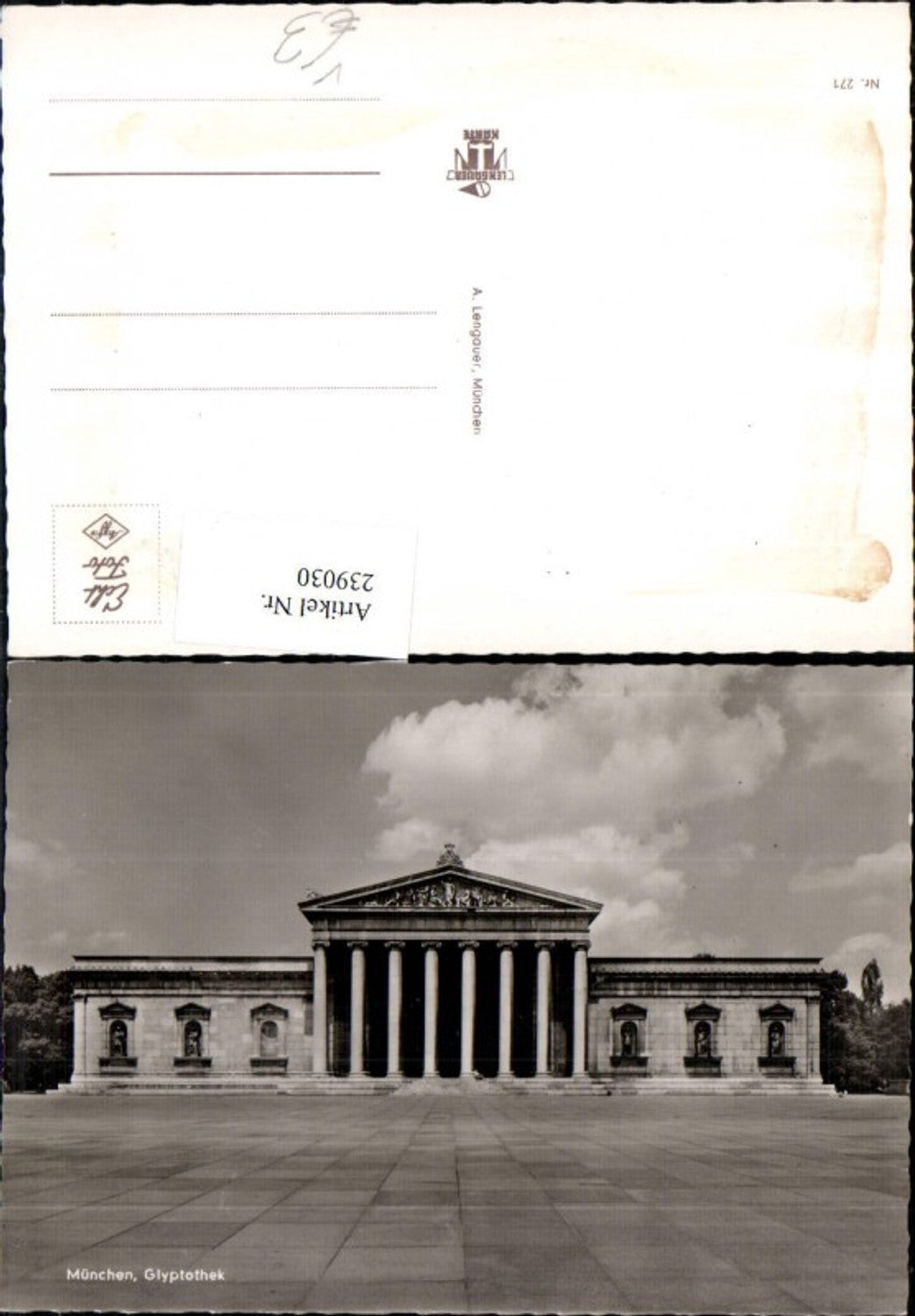 239030,München Glyptothek pub A. Lengauer 271