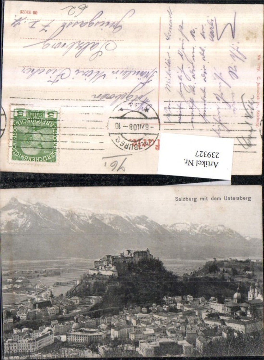 239327,Salzburg Totale m. d. Untersberg