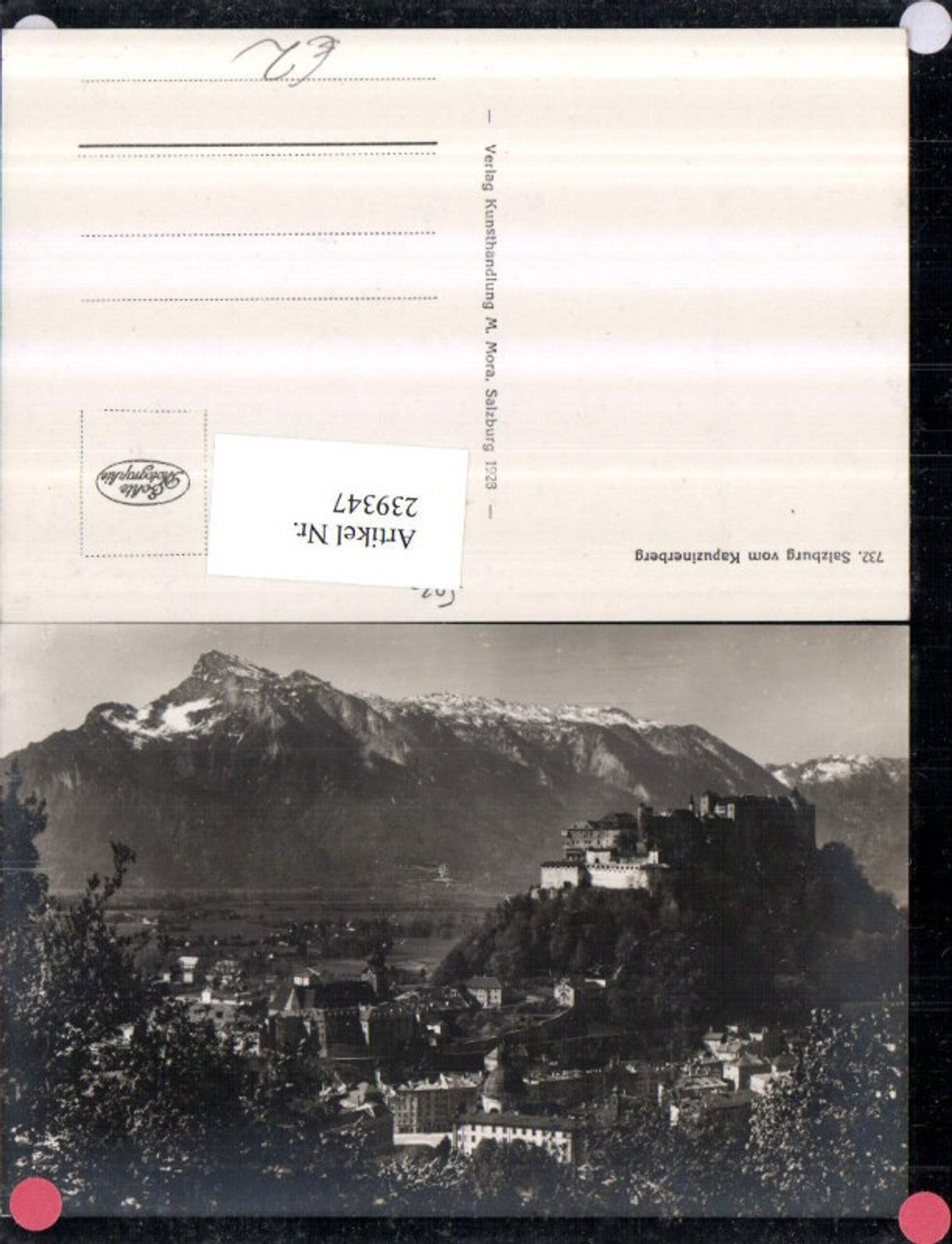 239347,Salzburg Teilansicht v. Kapuzinerberg