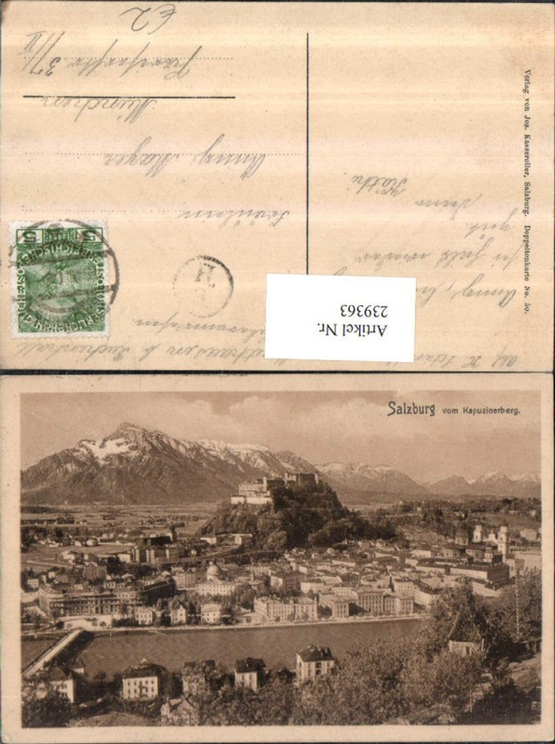 239363,Salzburg Totale v. Kapuzinerberg