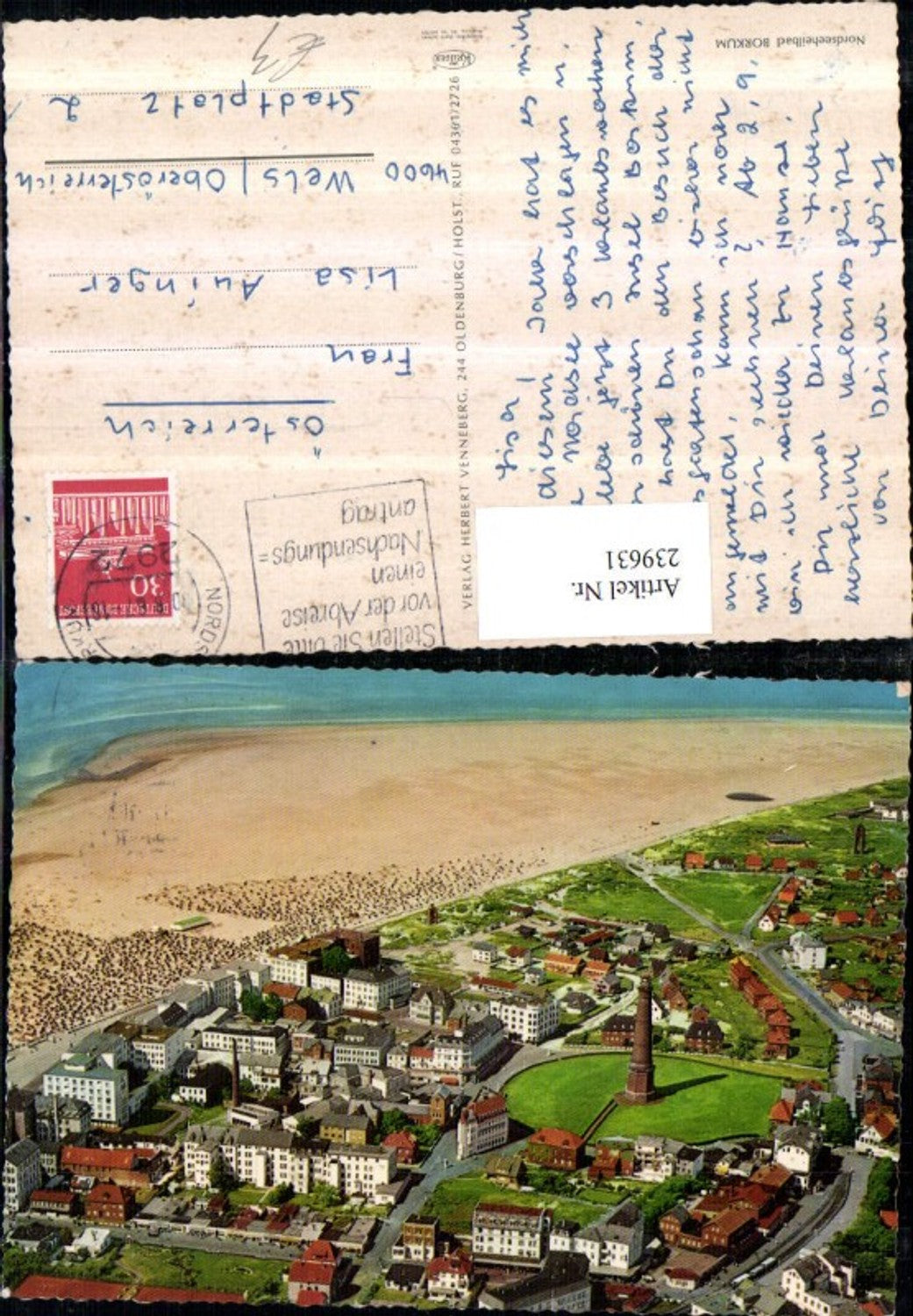 239631,Nordseebad Borkum Totale Strand
