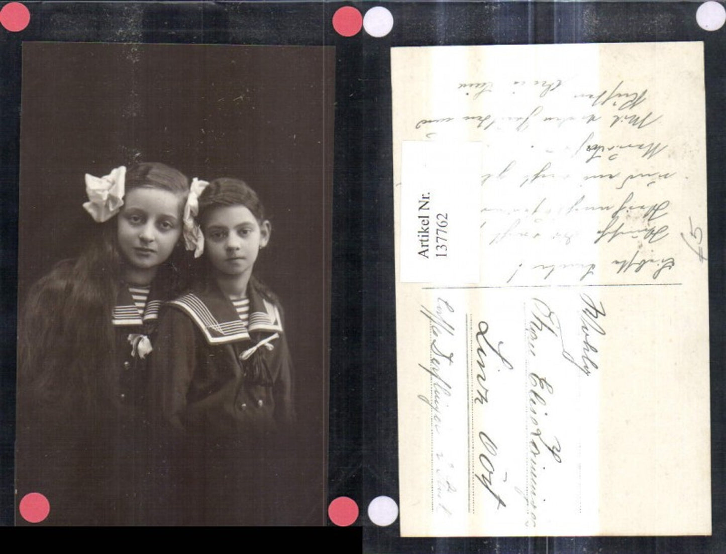 137762,Foto Ak Mädchen Uniform Matrosenanzug