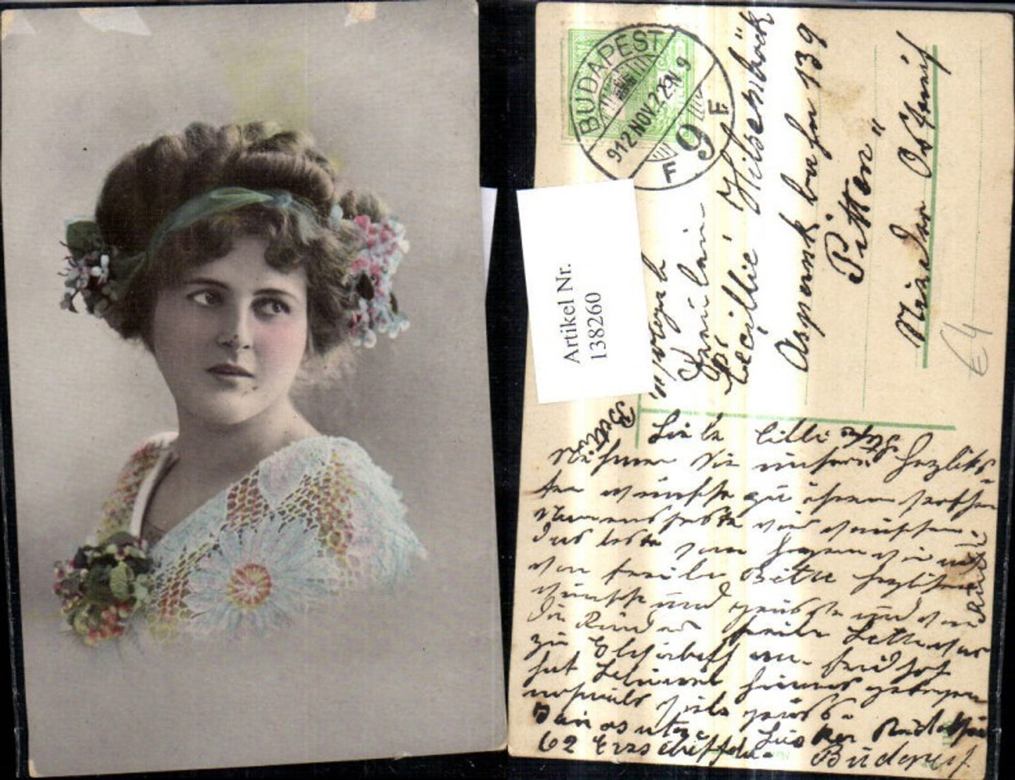 138260,Frau Haarschmuck Blumen Haarband Frisur