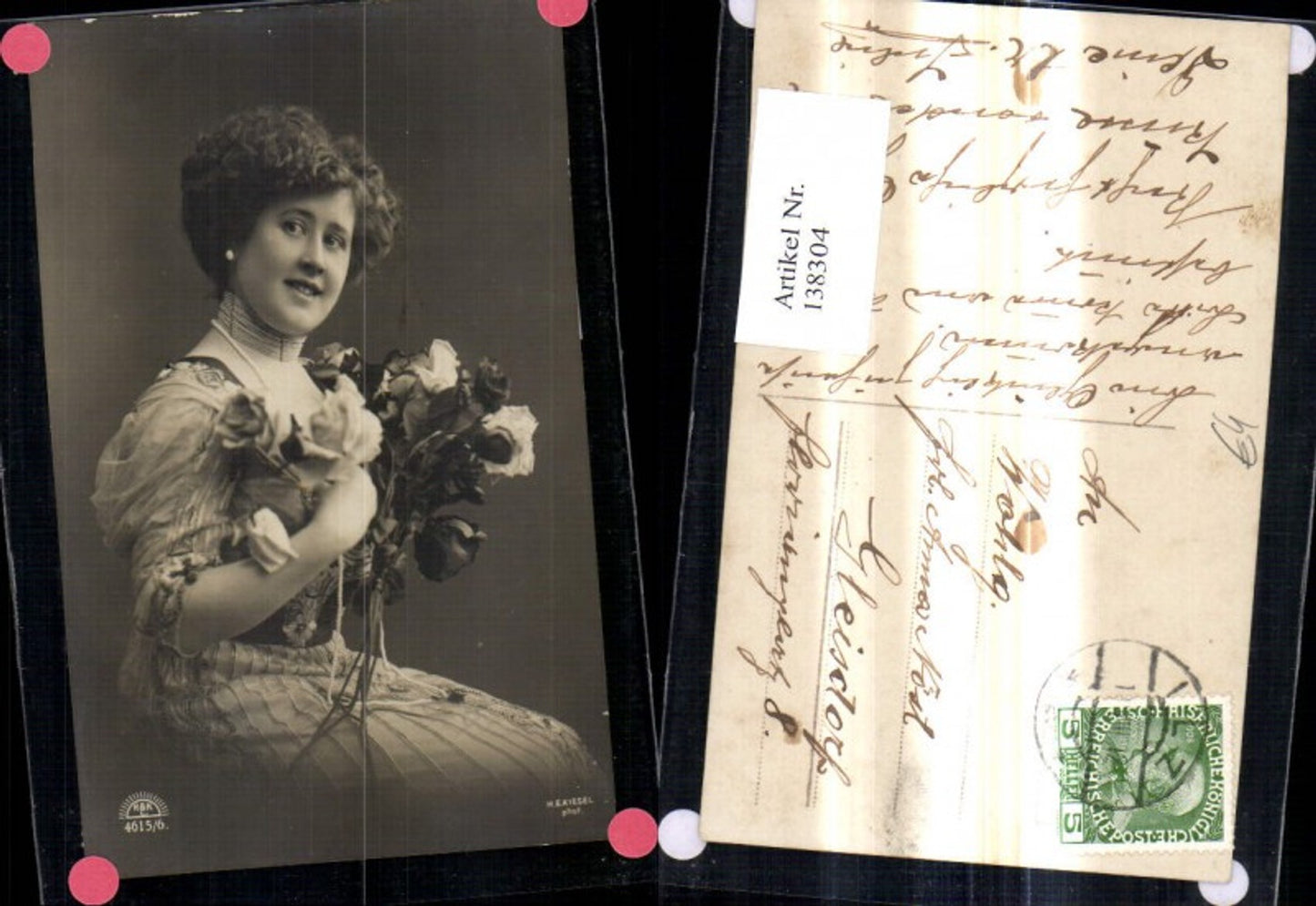 138304,Frau Keid Halskette Schmuck Mode Rosen Blumen Strauß