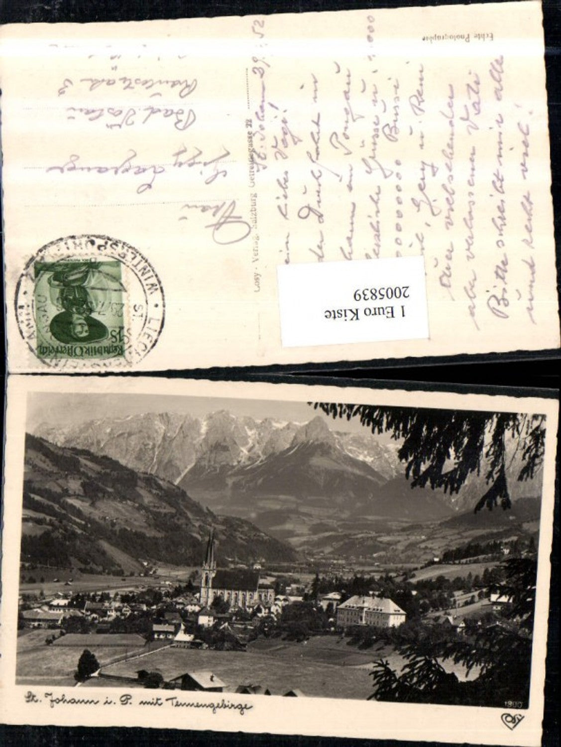 2005839,St. Johann im Pongau Totale m. Tennengebirge pub Cosy 1800