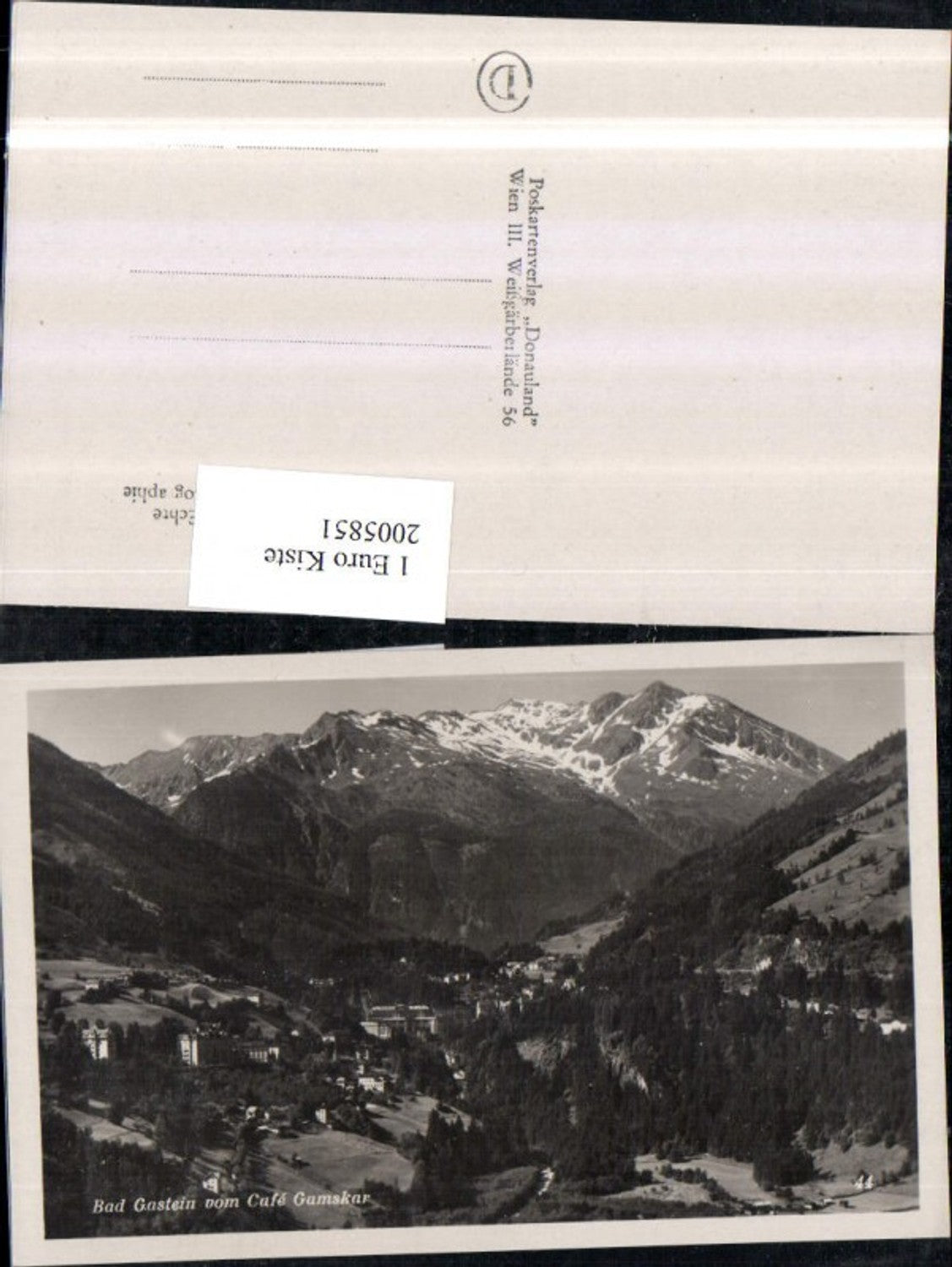 2005851,Bad Gastein Totale vom Cafe Gamskar