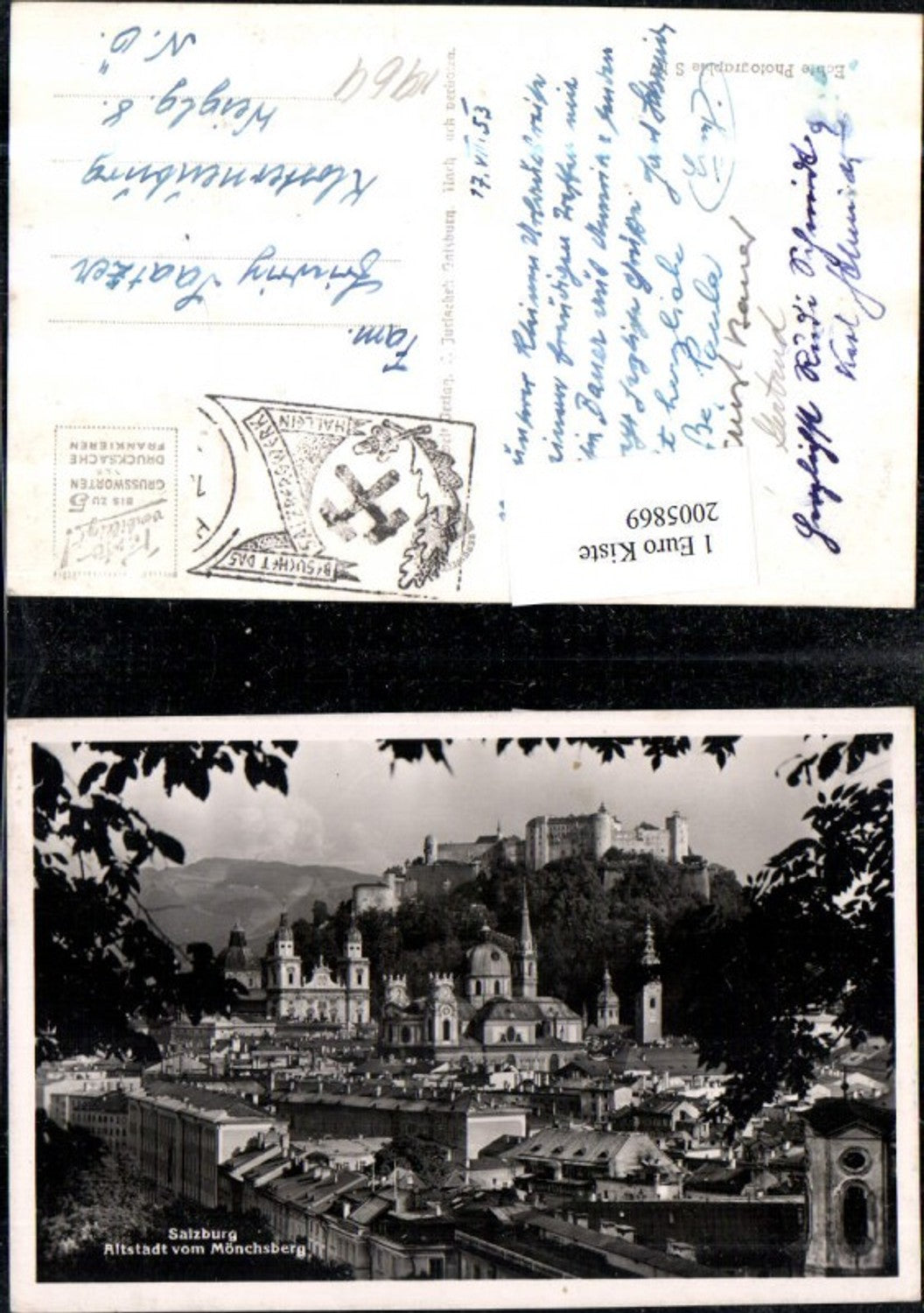 2005869,Salzburg Teilansicht Altstadt u. Festung v. Mönchsberg