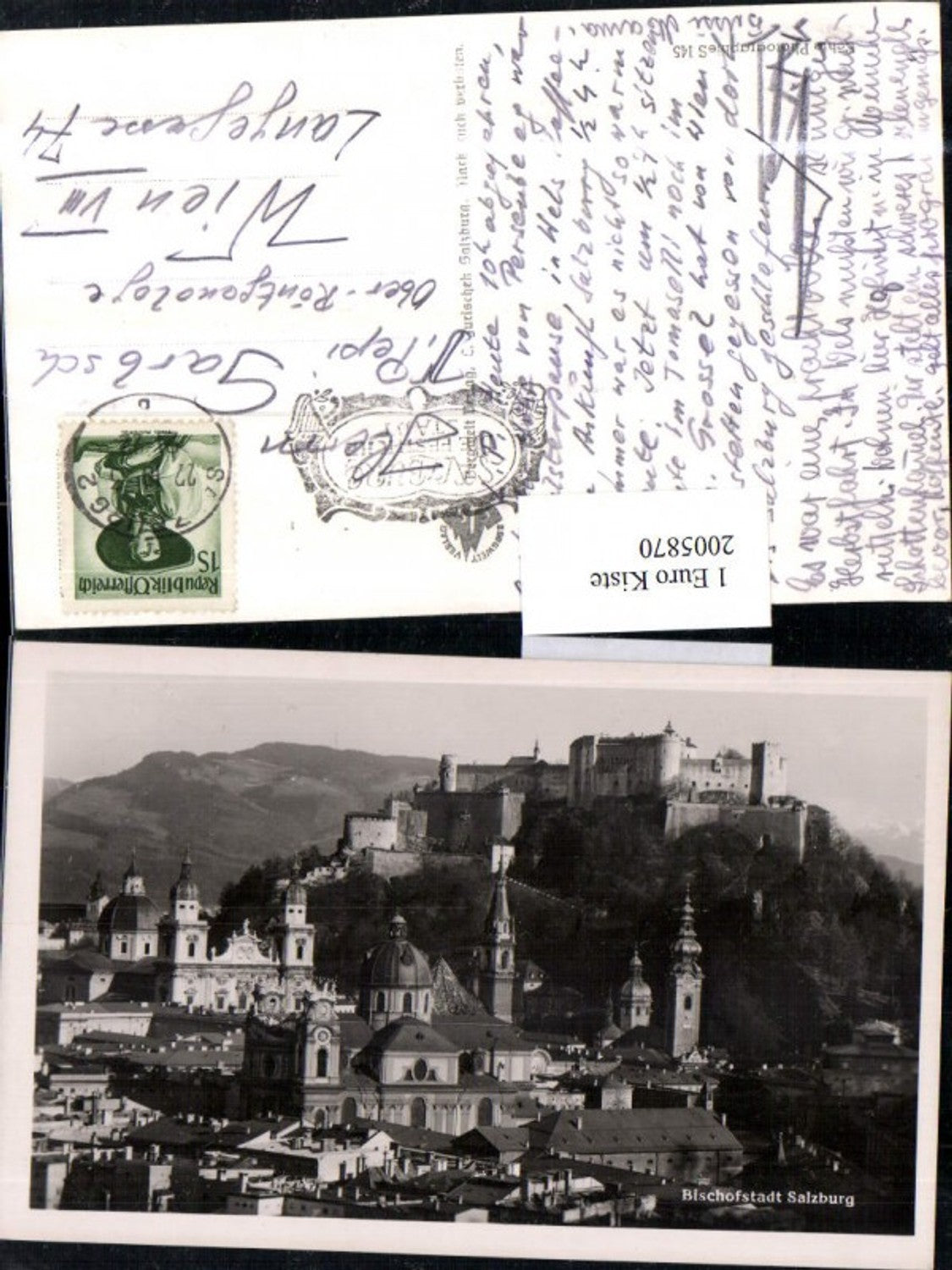 2005870,Salzburg Teilansicht m. Festung