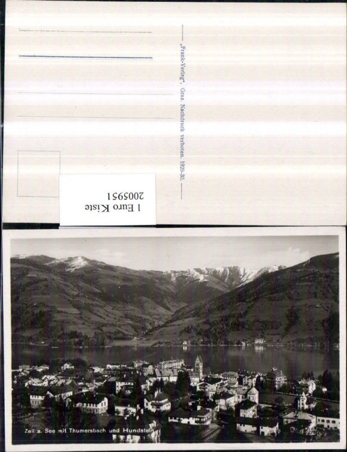 2005951,Zell am See Totale m. Thumersbach u. Hundstein