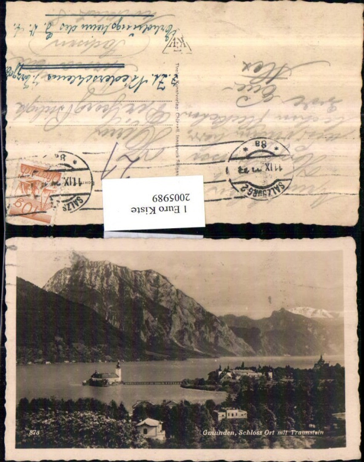 2005989,Gmunden Schloss Ort m. Traunstein