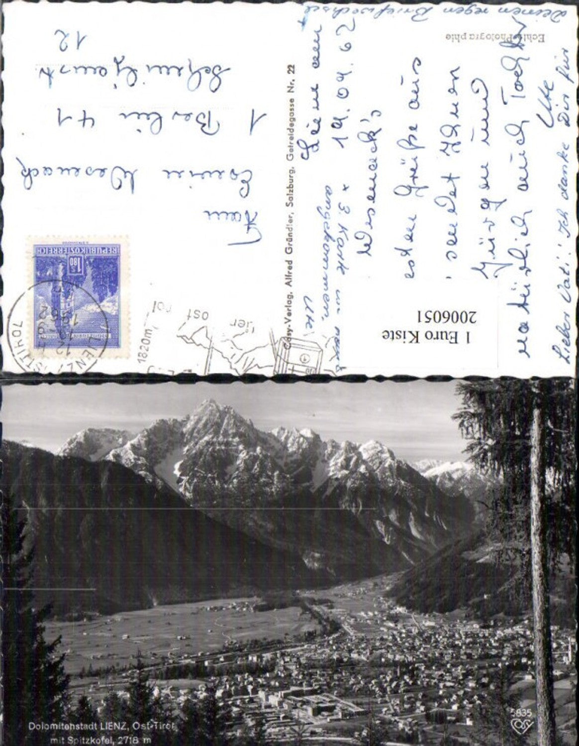 2006051,Lienz Totale m. Spitzkofel pub Cosy 5835