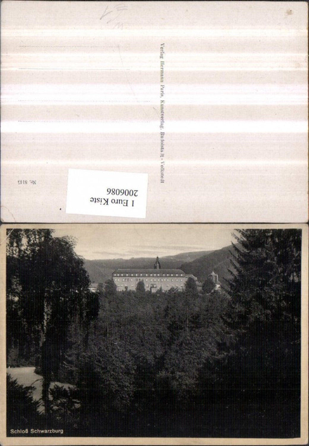 2006086,Schloss Schwarzburg b. Rudolstadt