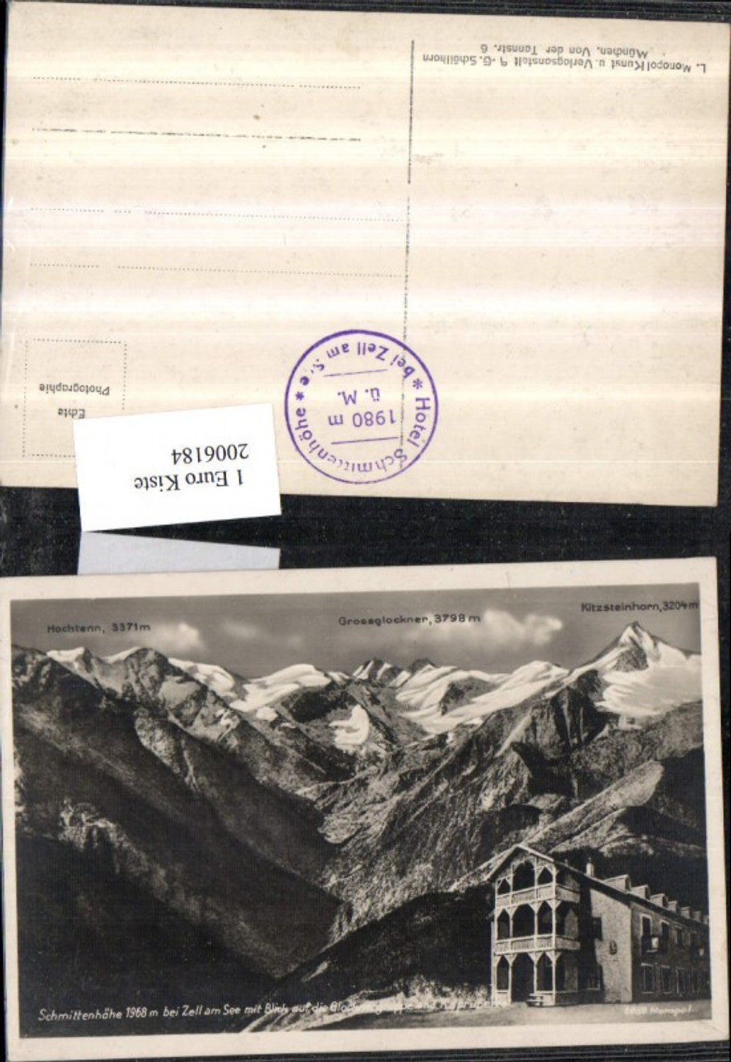 2006184,Schmittenhöhe b. Zell am See m. Blick auf d. Glocknergruppe