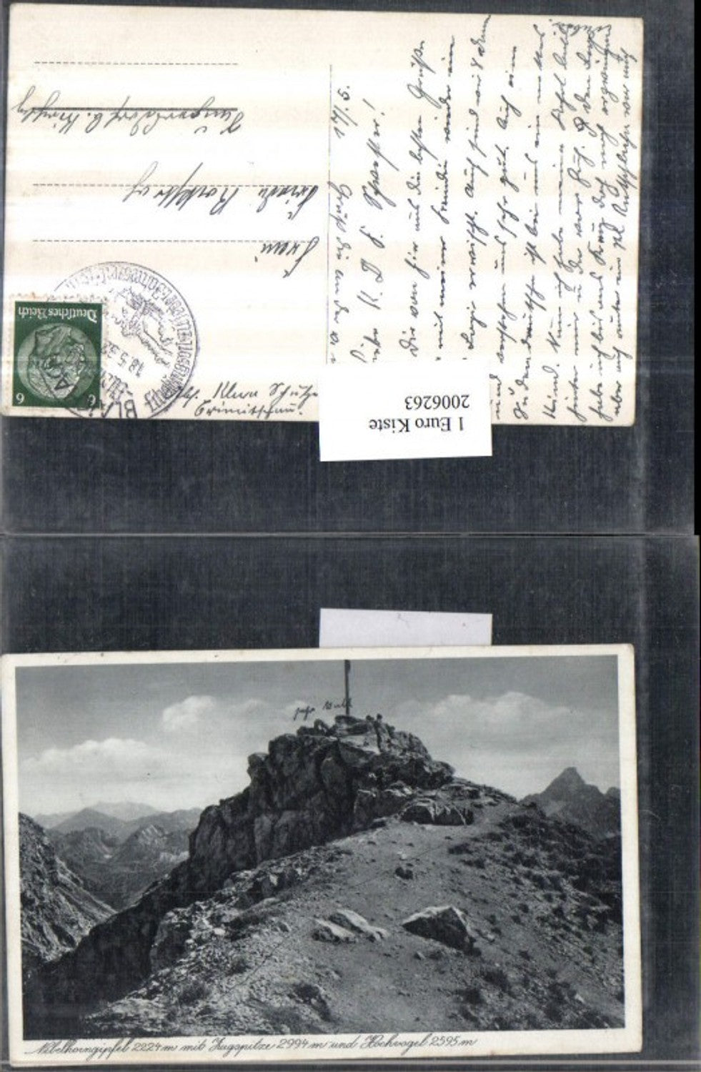 2006263,Nebelhorngipfel m. Zugspitze u. Hochvogel b. Garmisch-Partenkirchen