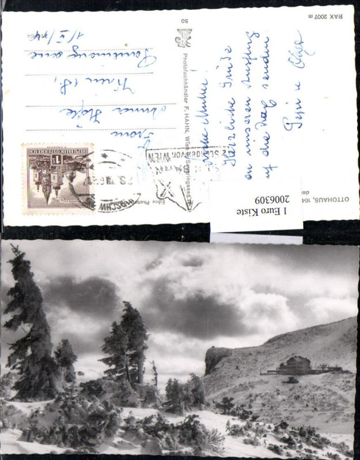 2006309,Ottohaus b. Reichenau an d. Rax