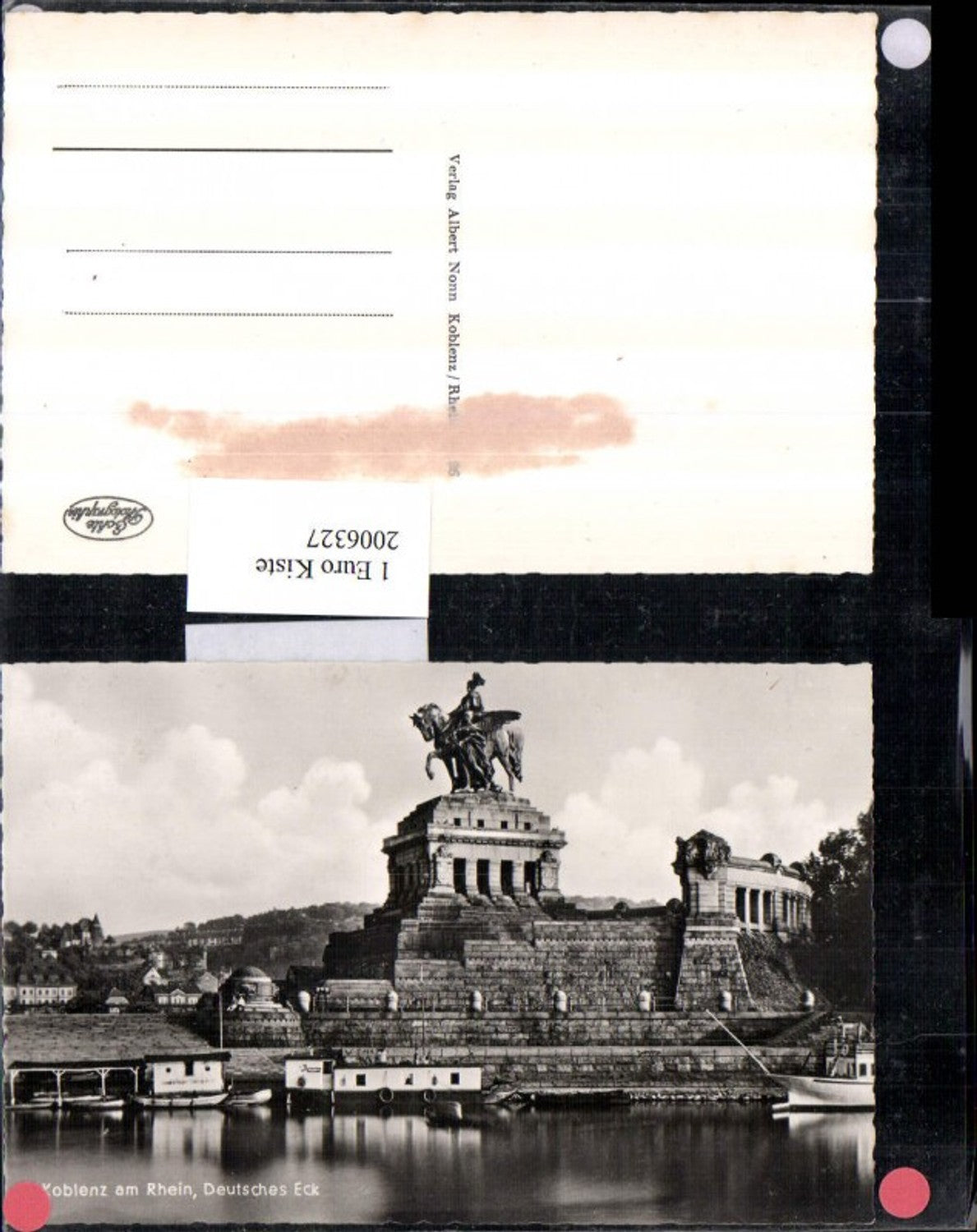 2006327,Koblenz a. Rhein Deutsches Eck m. Denkmal