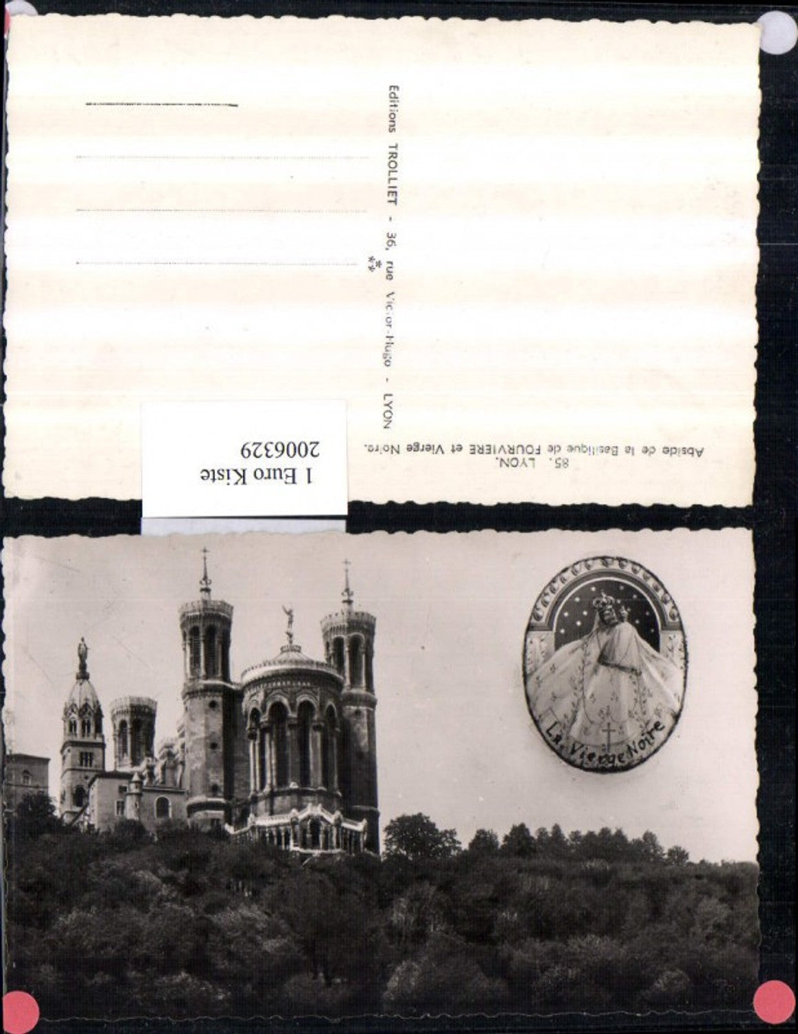 2006329,Lyon Abside de la Basilique de Fourviere et Vierge Notre Kirche Gnadenbild