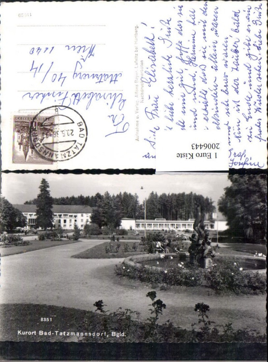 2006443,Bad-Tatzmannsdorf Kurpark Brunnen