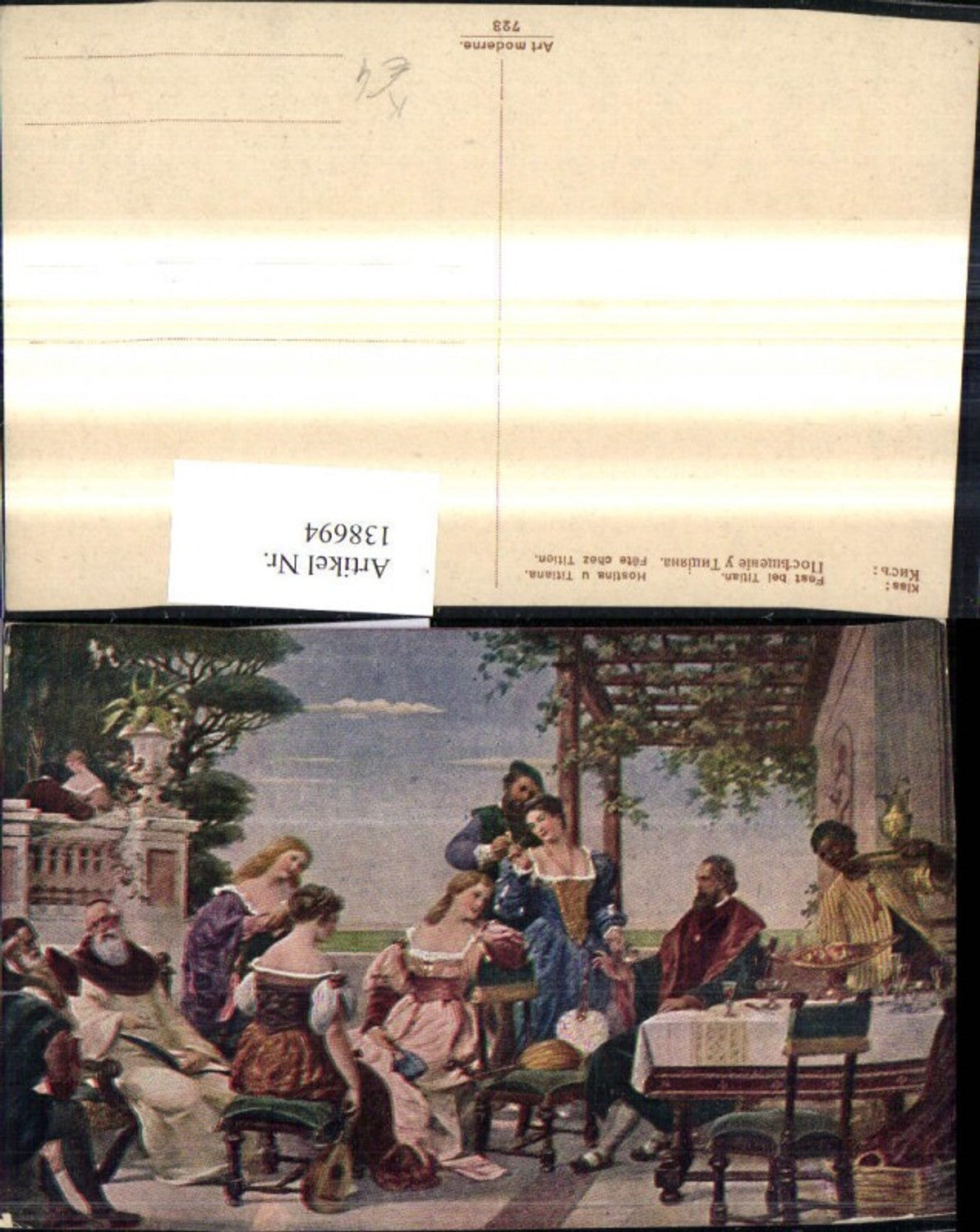 138694,Künstler Ak Kiss Test bei Titian