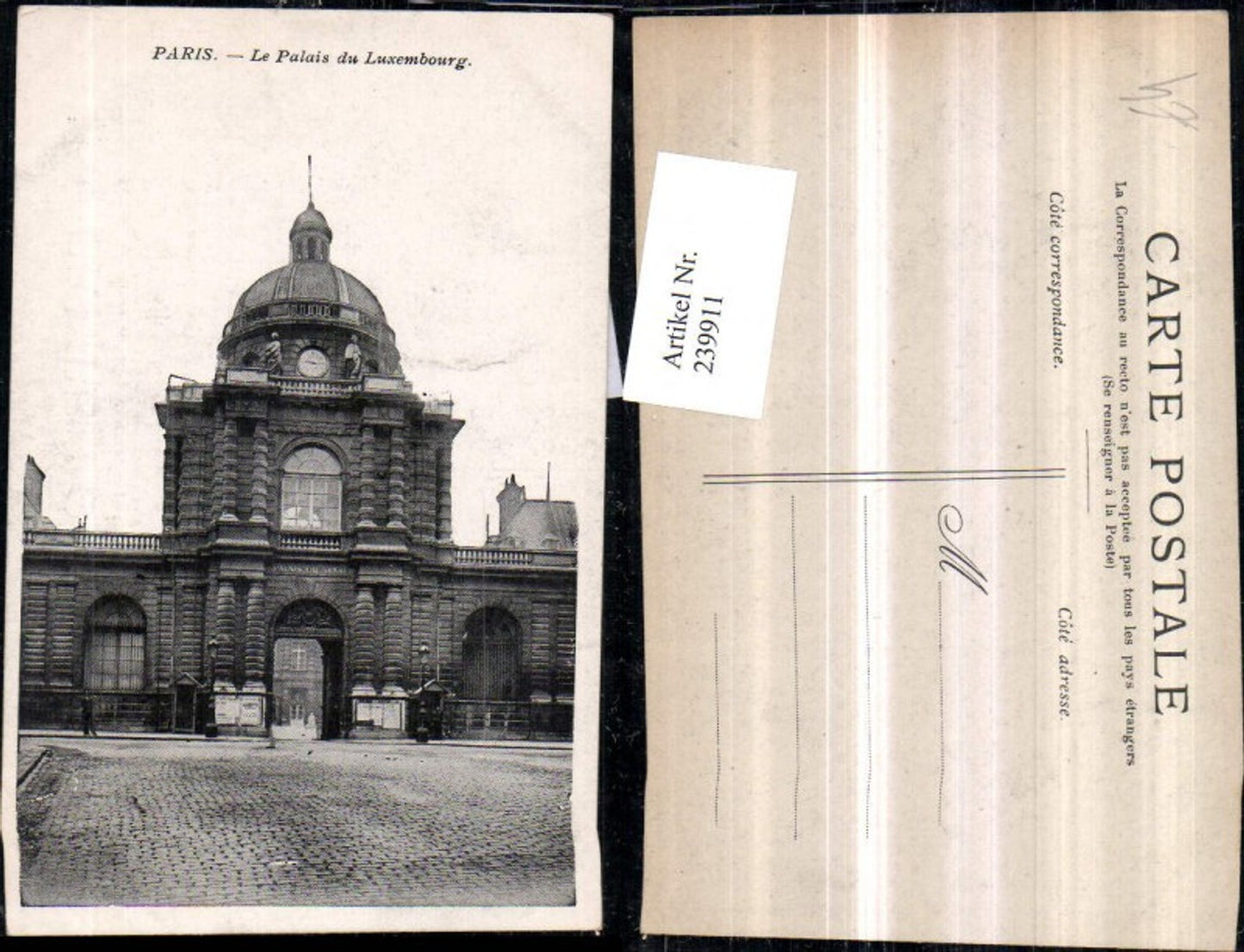 239911,Paris Le Palais du Luxembourg Luxemburg