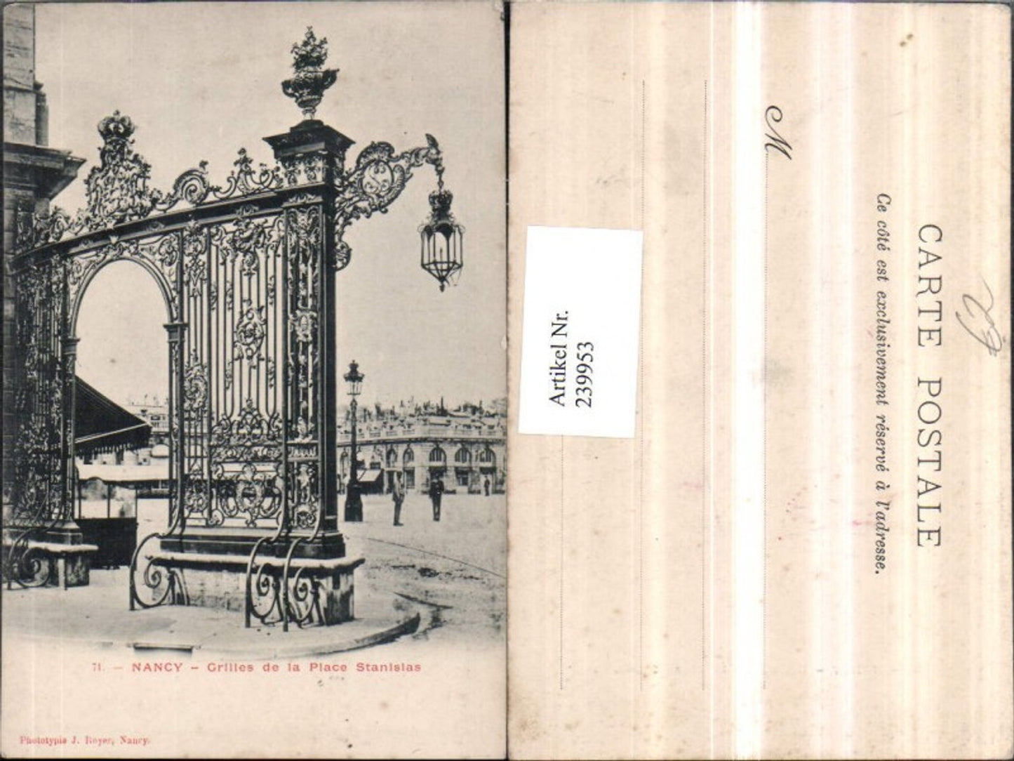 Alte Ansichtskarte – Old Postcard