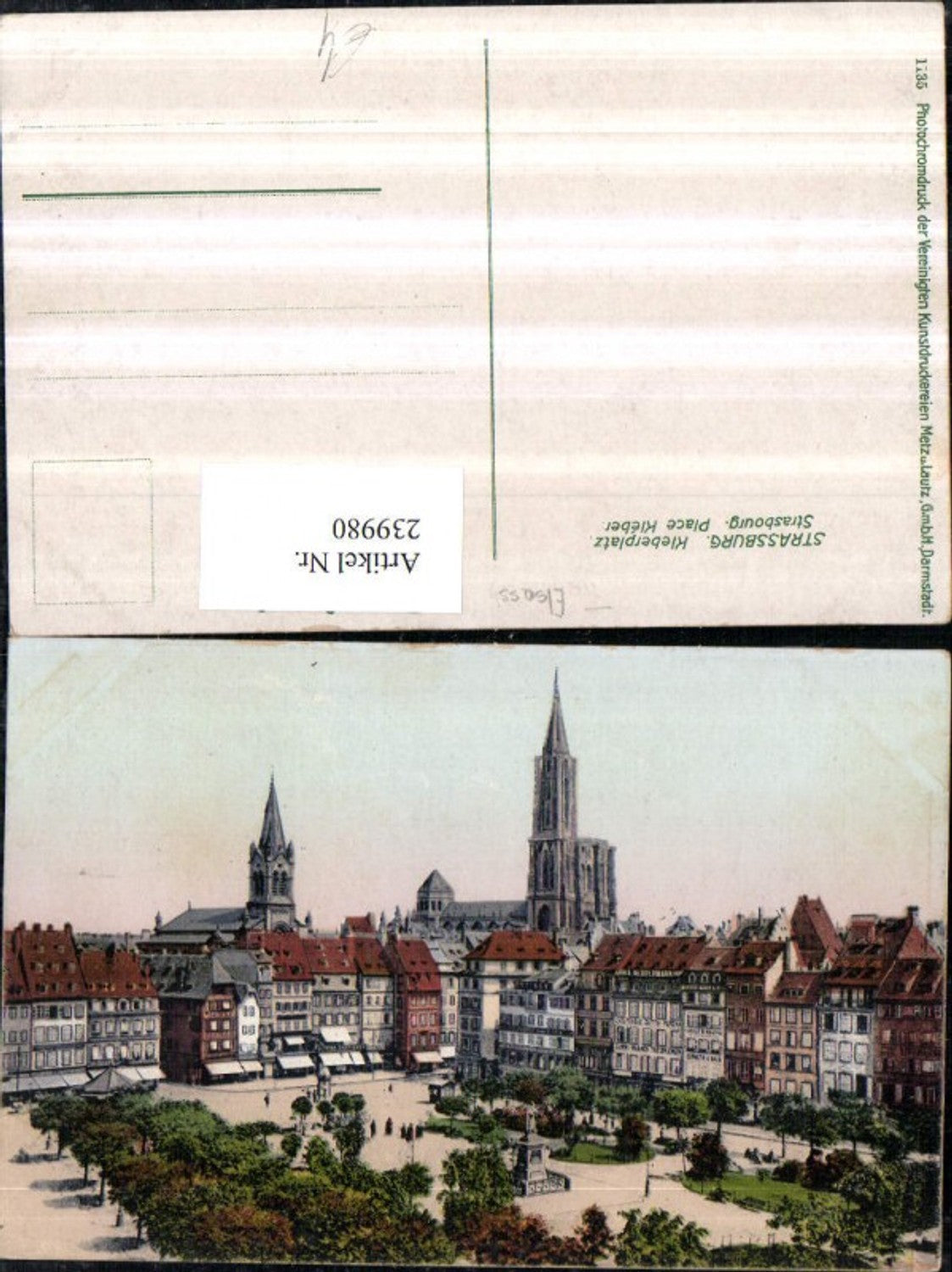 239980,Strassburg Straßburg Kleberplatz