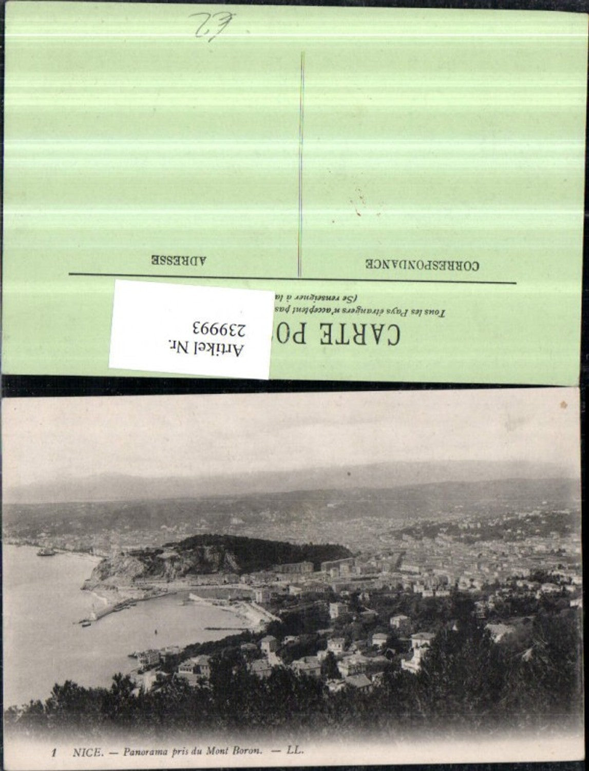 239993,Nice Totale Panorama pris du Mont Boron