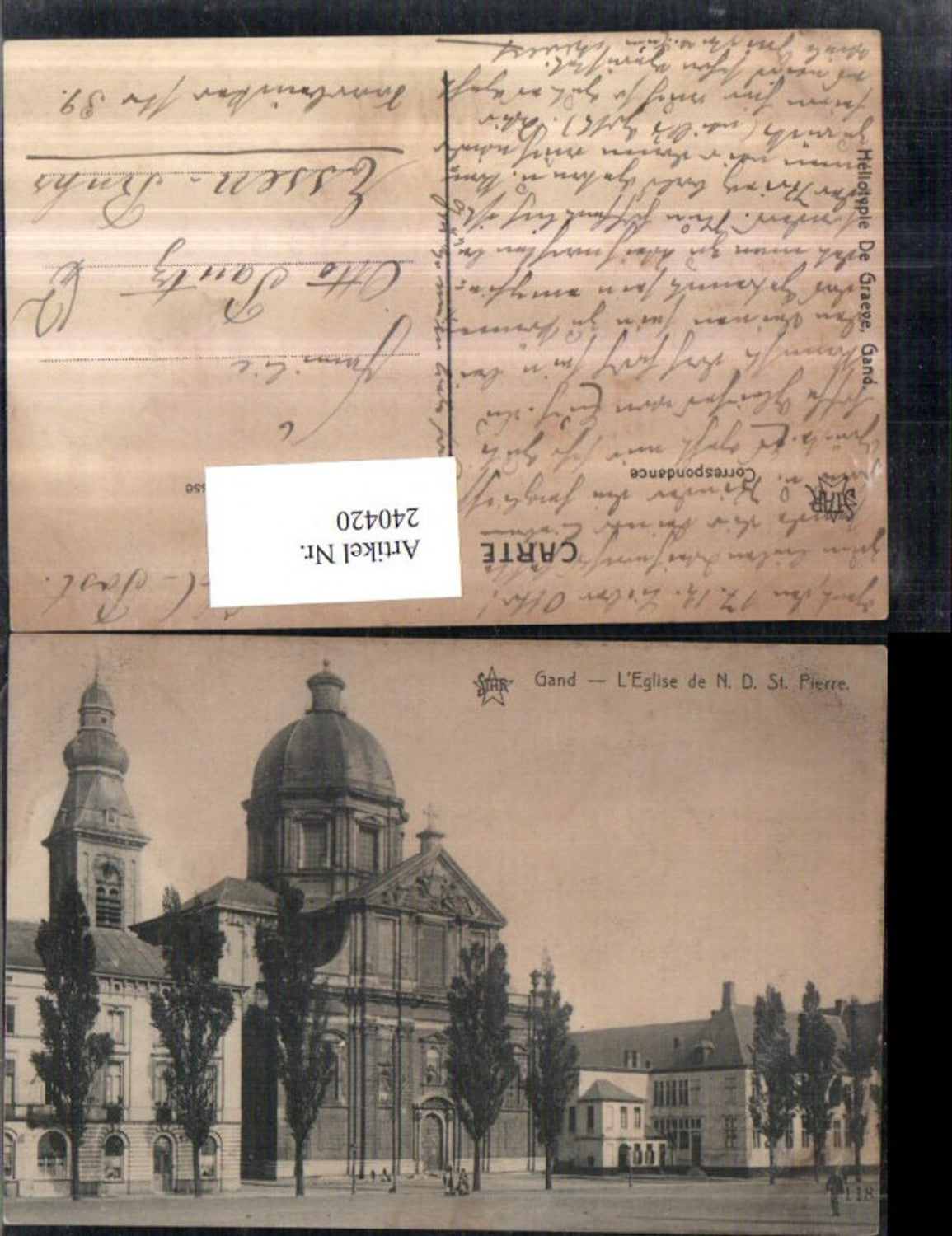 240420,Gand L'Eglise de N. D. St. Pierre Kirche