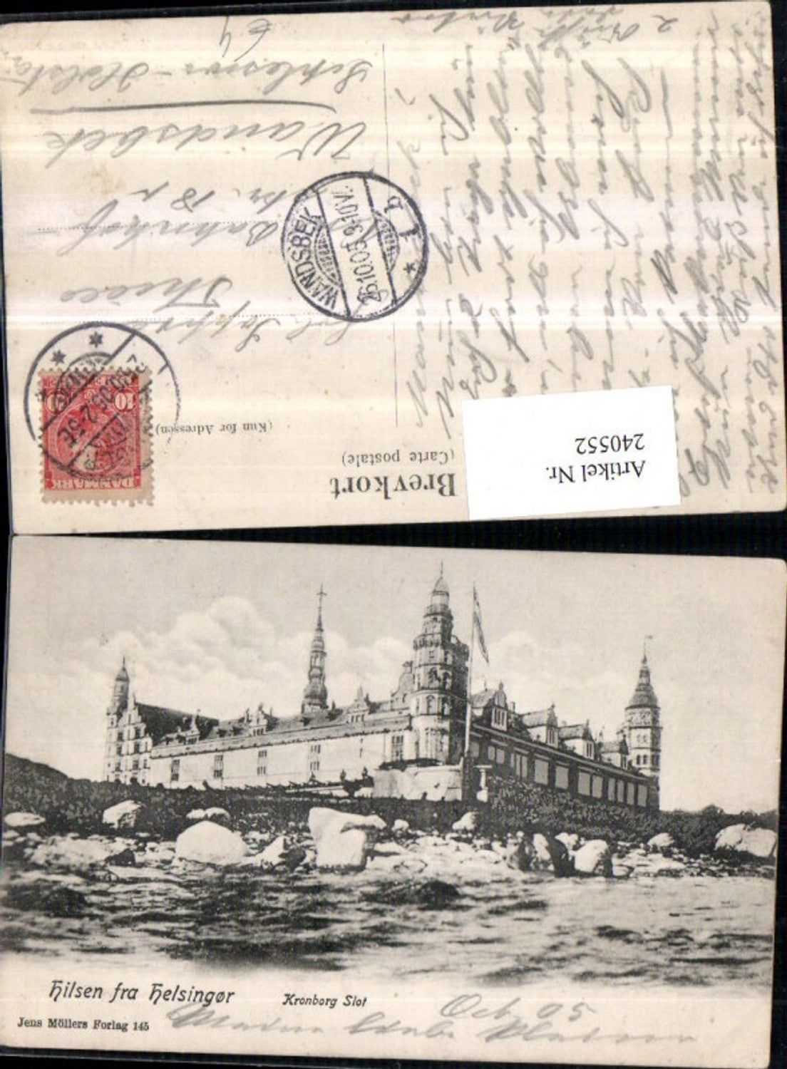240552,Hilsen fra Helsingor Kronborg Slot Castle