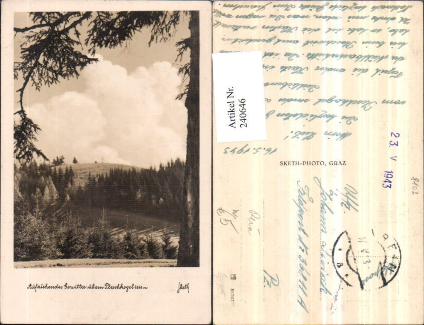 Alte Ansichtskarte – Old Postcard