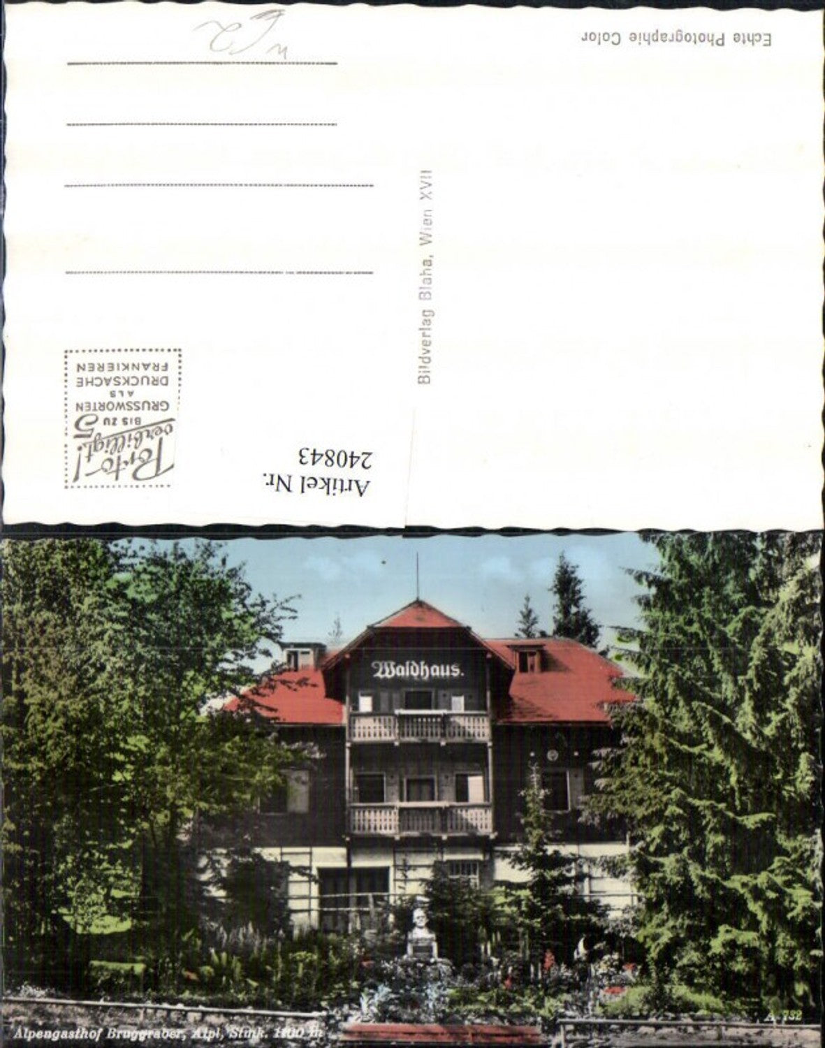 Alte Ansichtskarte – Old Postcard