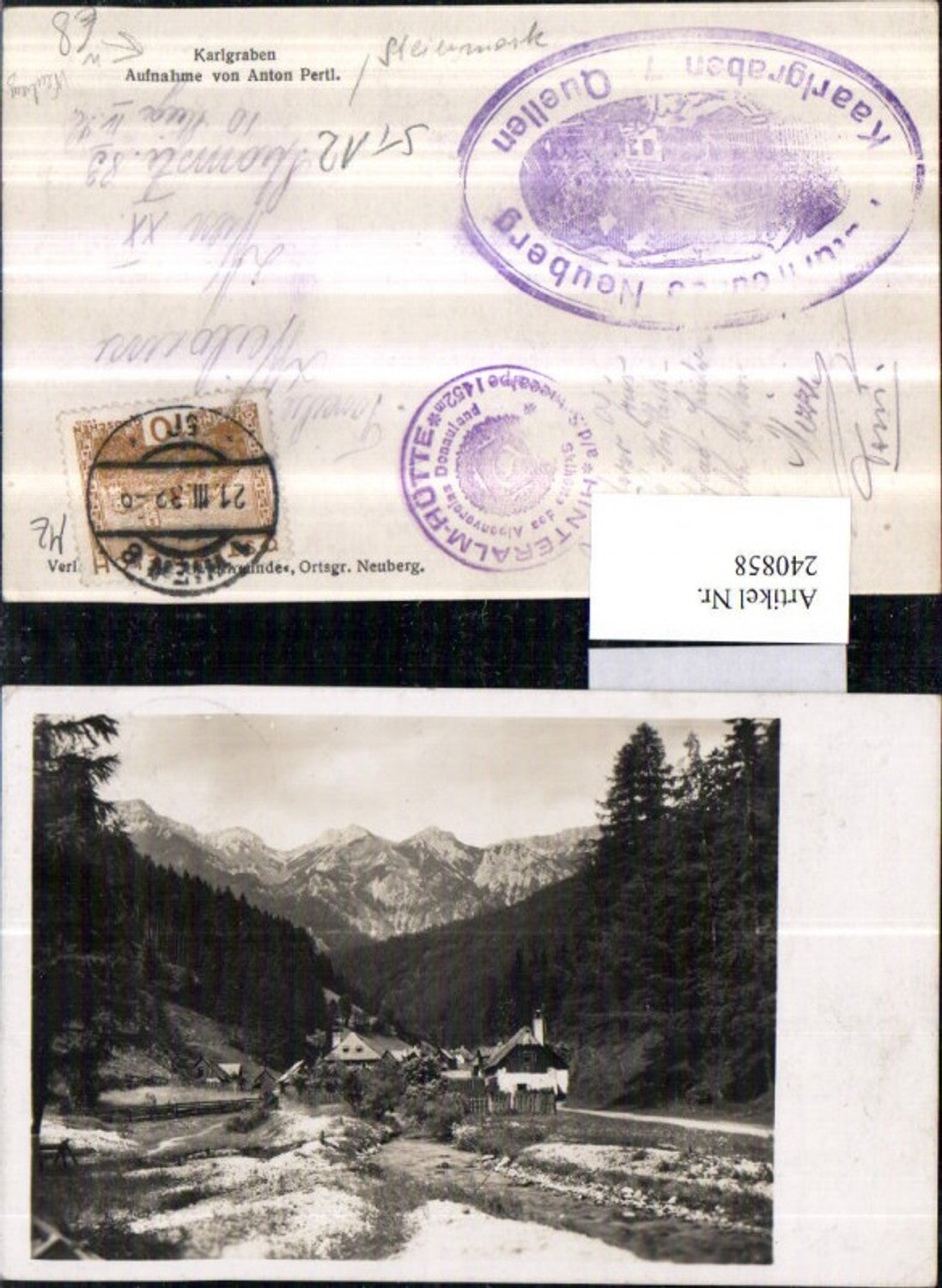 Alte Ansichtskarte – Old Postcard