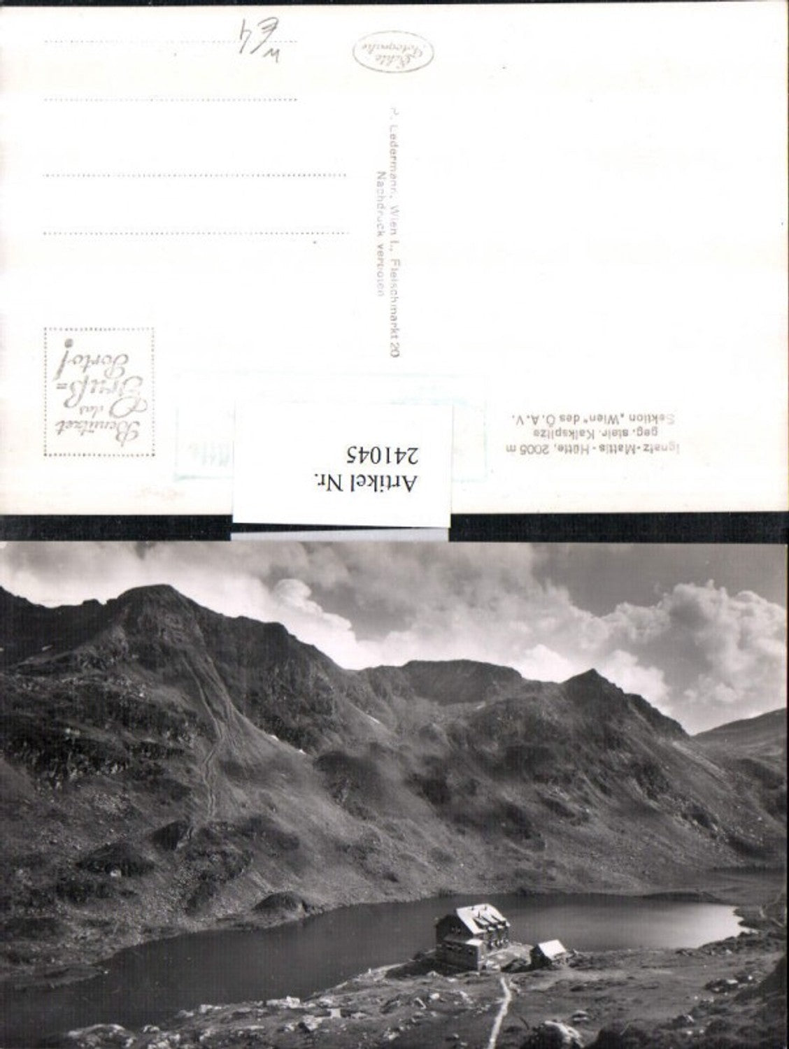 Alte Ansichtskarte – Old Postcard