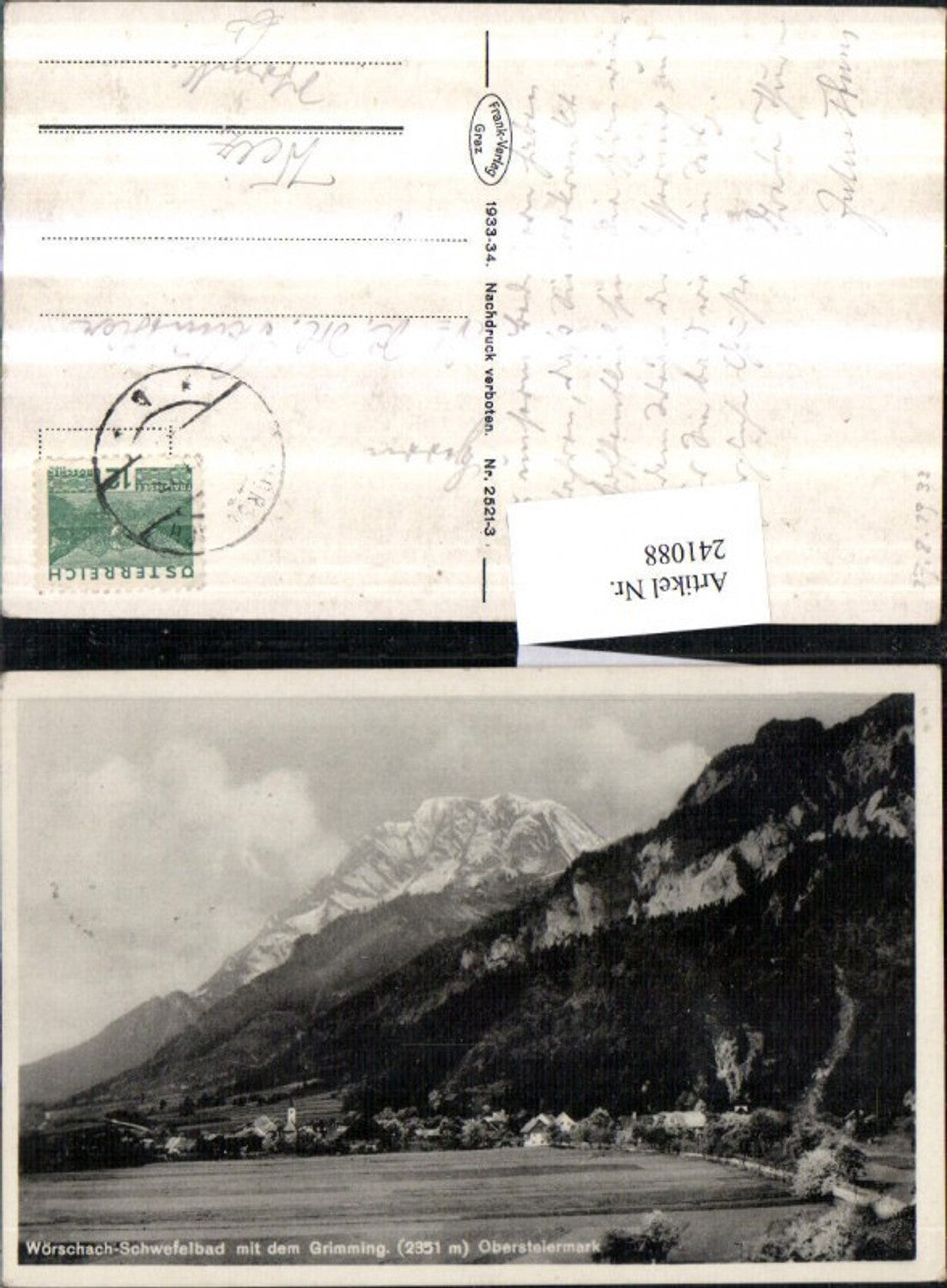 Alte Ansichtskarte – Old Postcard