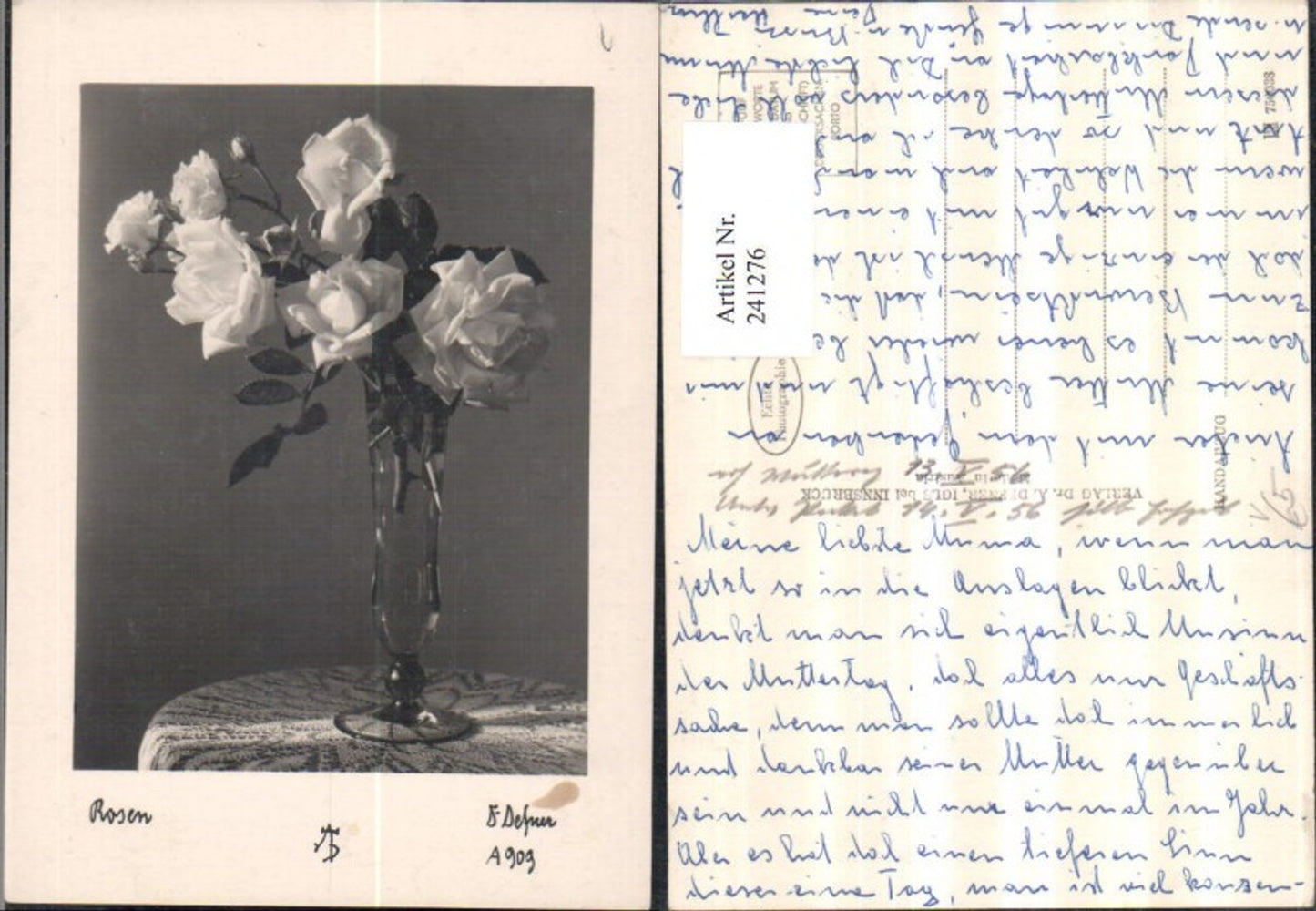 241276,Dr. Defner A 909 Rosen Vase