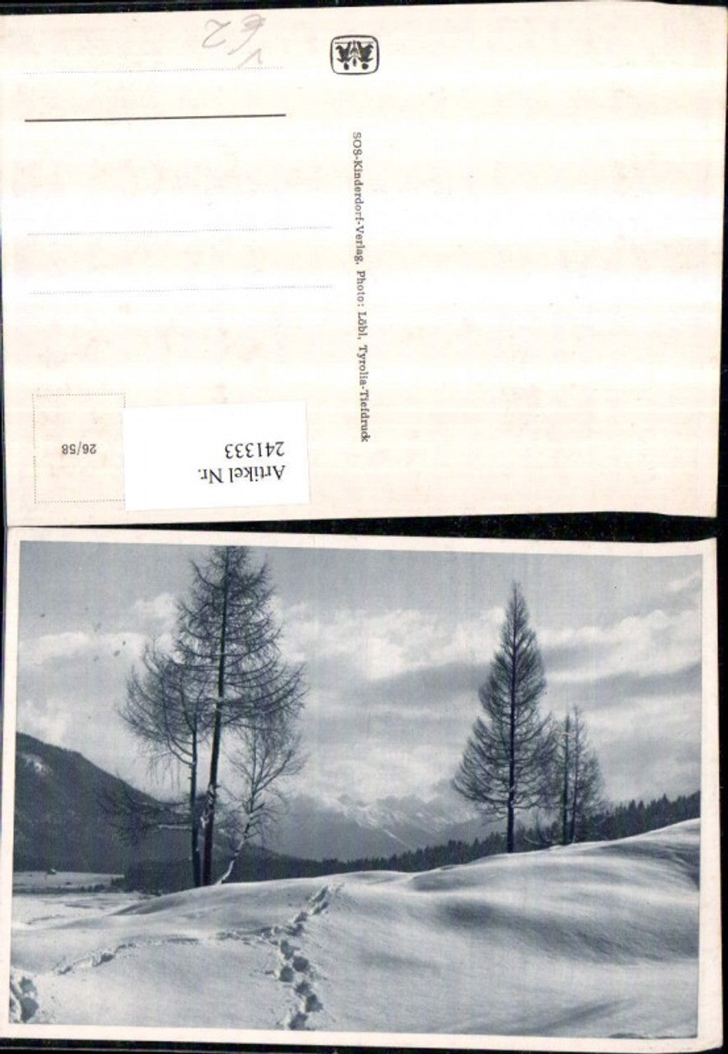 241333,SOS Kinderdorf 26/58 Winterlandschaft