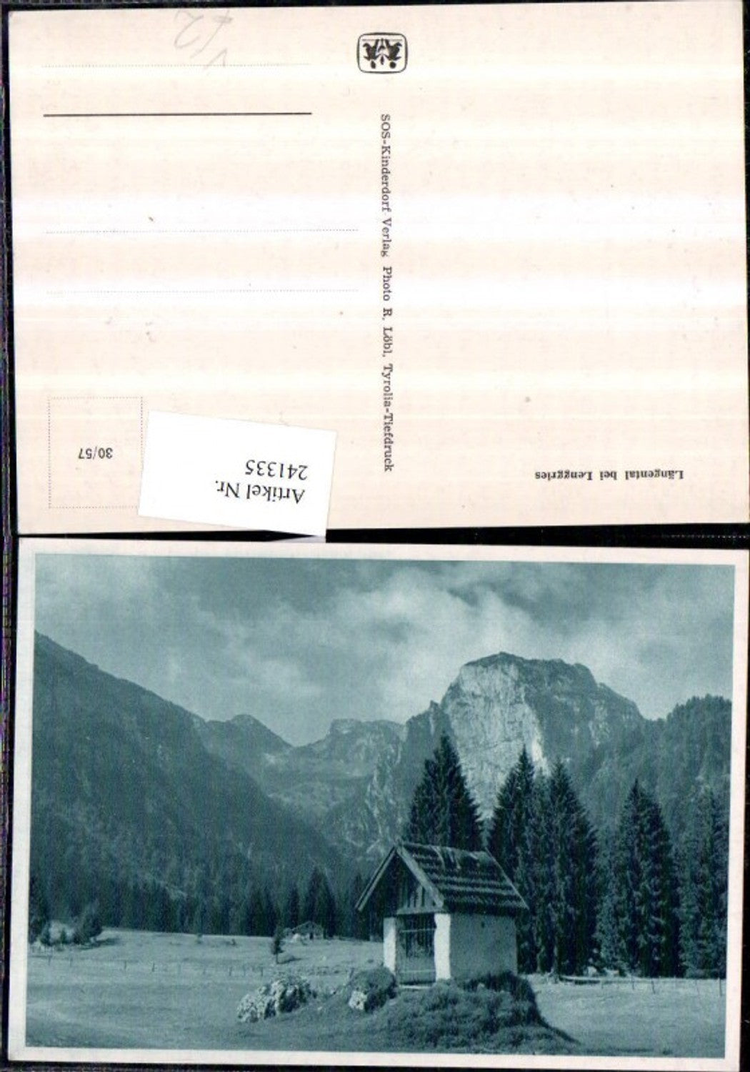 241335,SOS Kinderdorf 30/57 Längental b. Lenggries