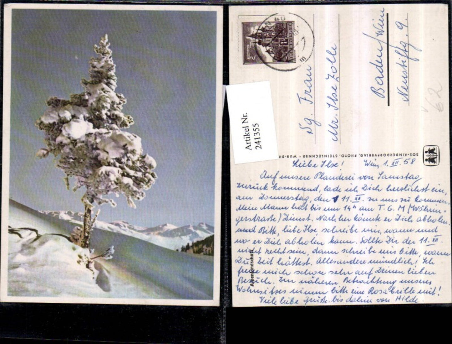 241355,SOS Kinderdorf Alpenlandschaft im Winter